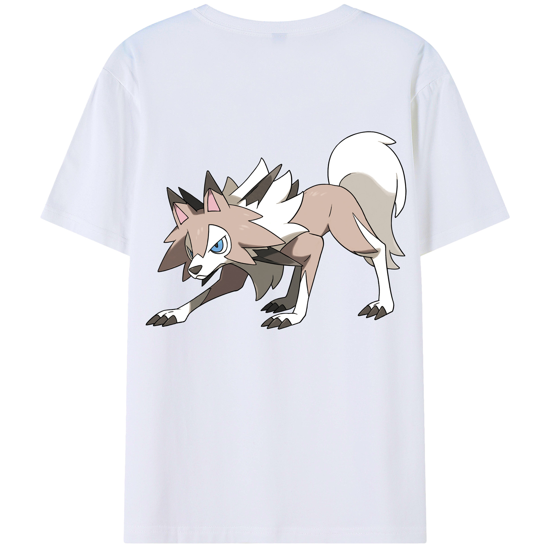 （画像用） ポケットモンスター Pokémon 綿100％ メンズ半袖Tシャツ（バックプリント） 通気性