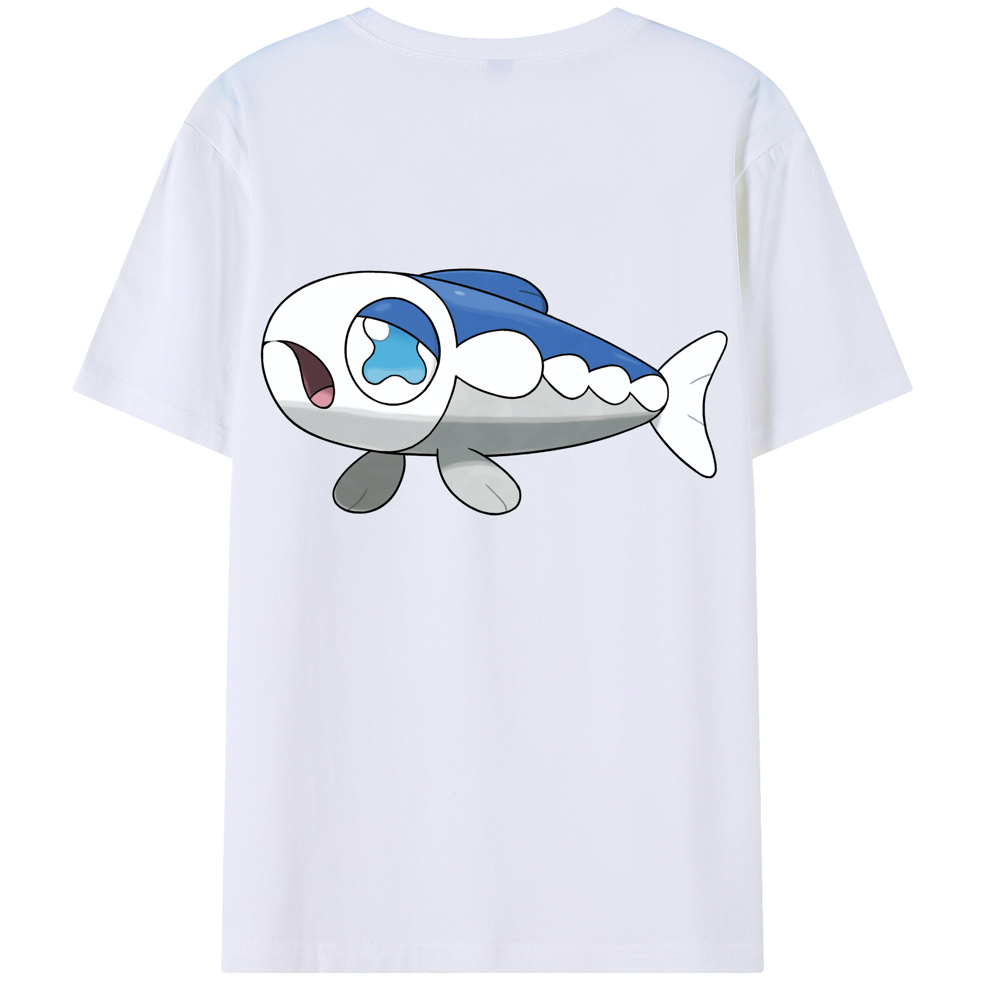 （画像用） ポケットモンスター Pokémon 綿100％ メンズ半袖Tシャツ（バックプリント） 通気性