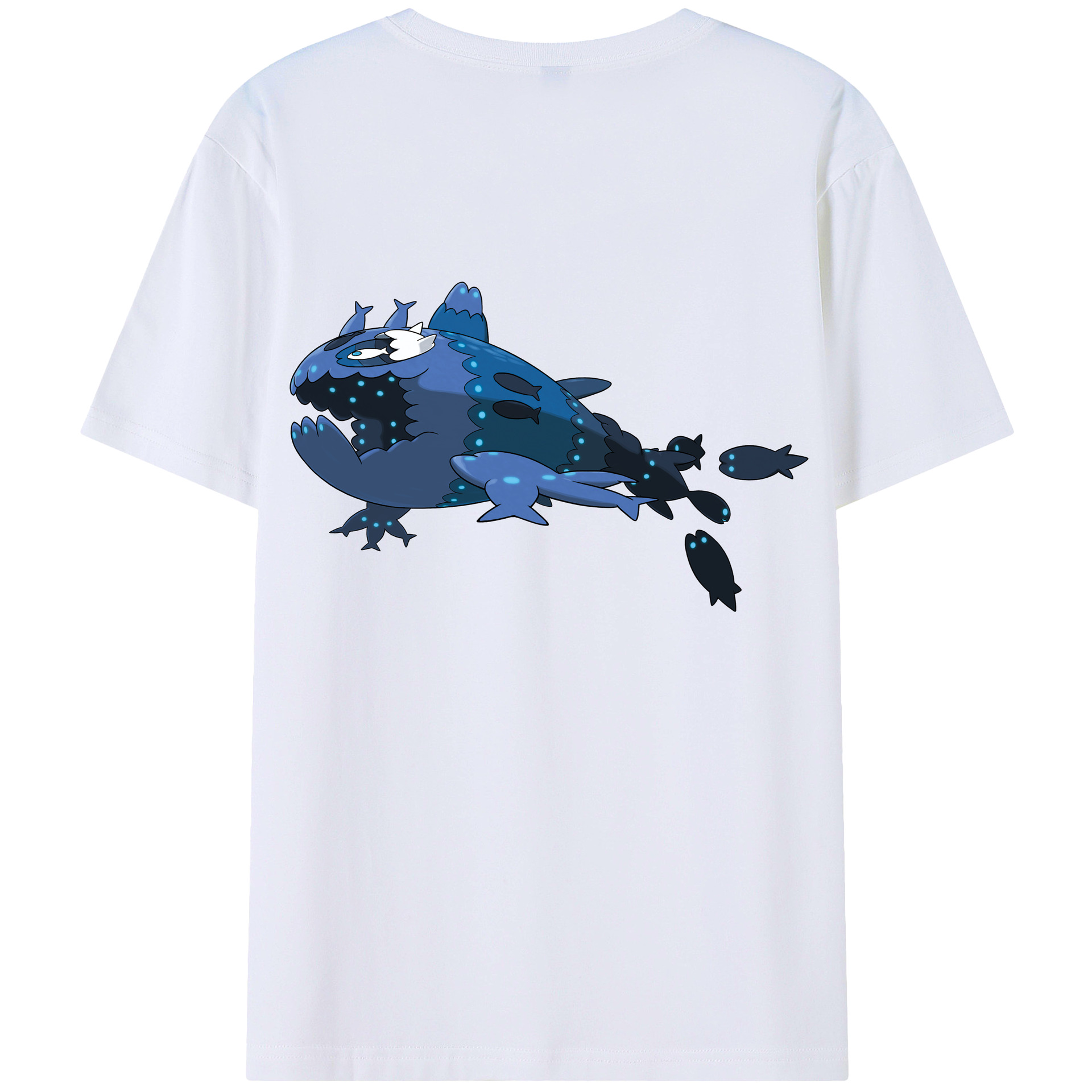（画像用） ポケットモンスター Pokémon 綿100％ メンズ半袖Tシャツ（バックプリント） 通気性