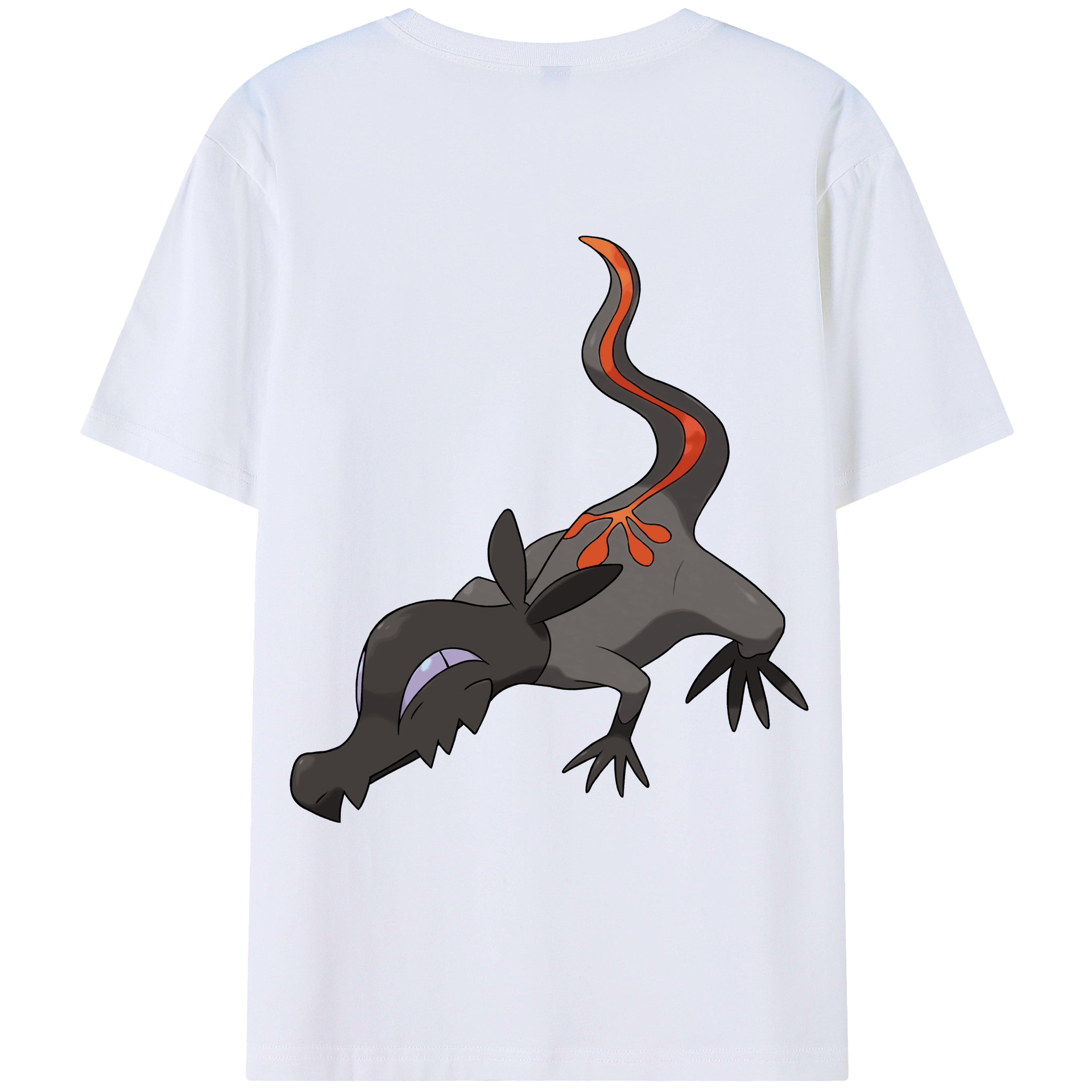 （画像用） ポケットモンスター Pokémon 綿100％ メンズ半袖Tシャツ（バックプリント） 通気性