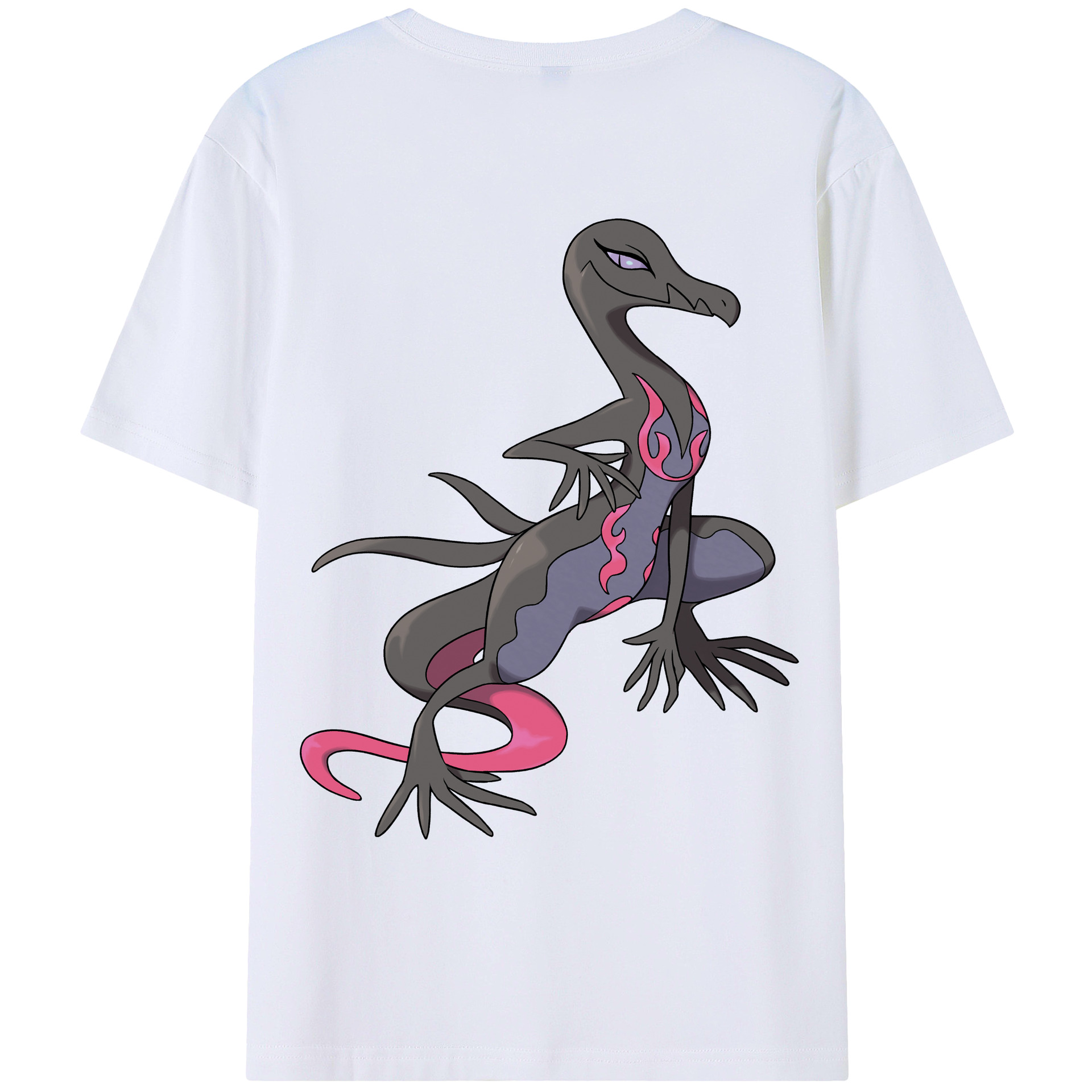 （画像用） ポケットモンスター Pokémon 綿100％ メンズ半袖Tシャツ（バックプリント） 通気性