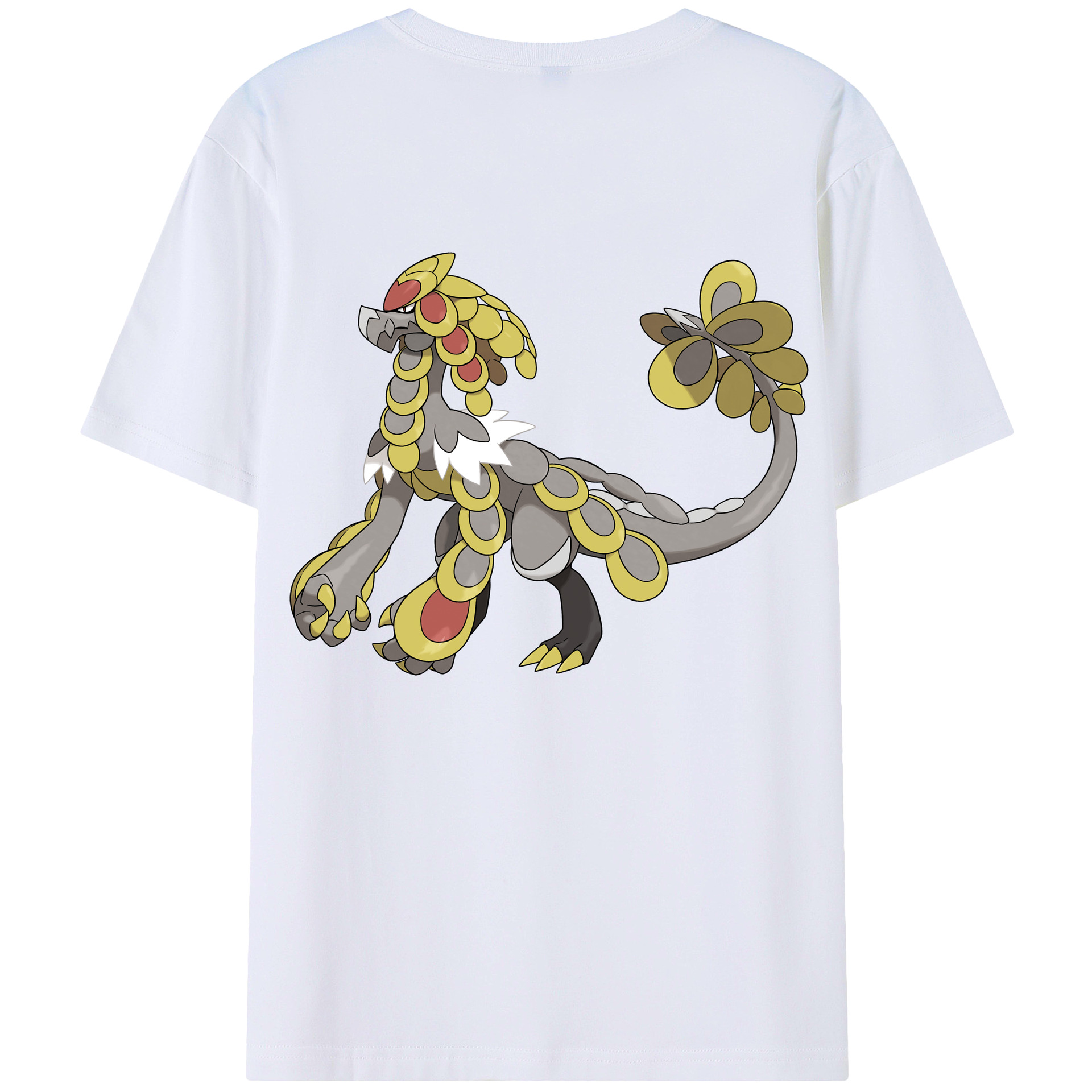 （画像用） ポケットモンスター Pokémon 綿100％ メンズ半袖Tシャツ（バックプリント） 通気性