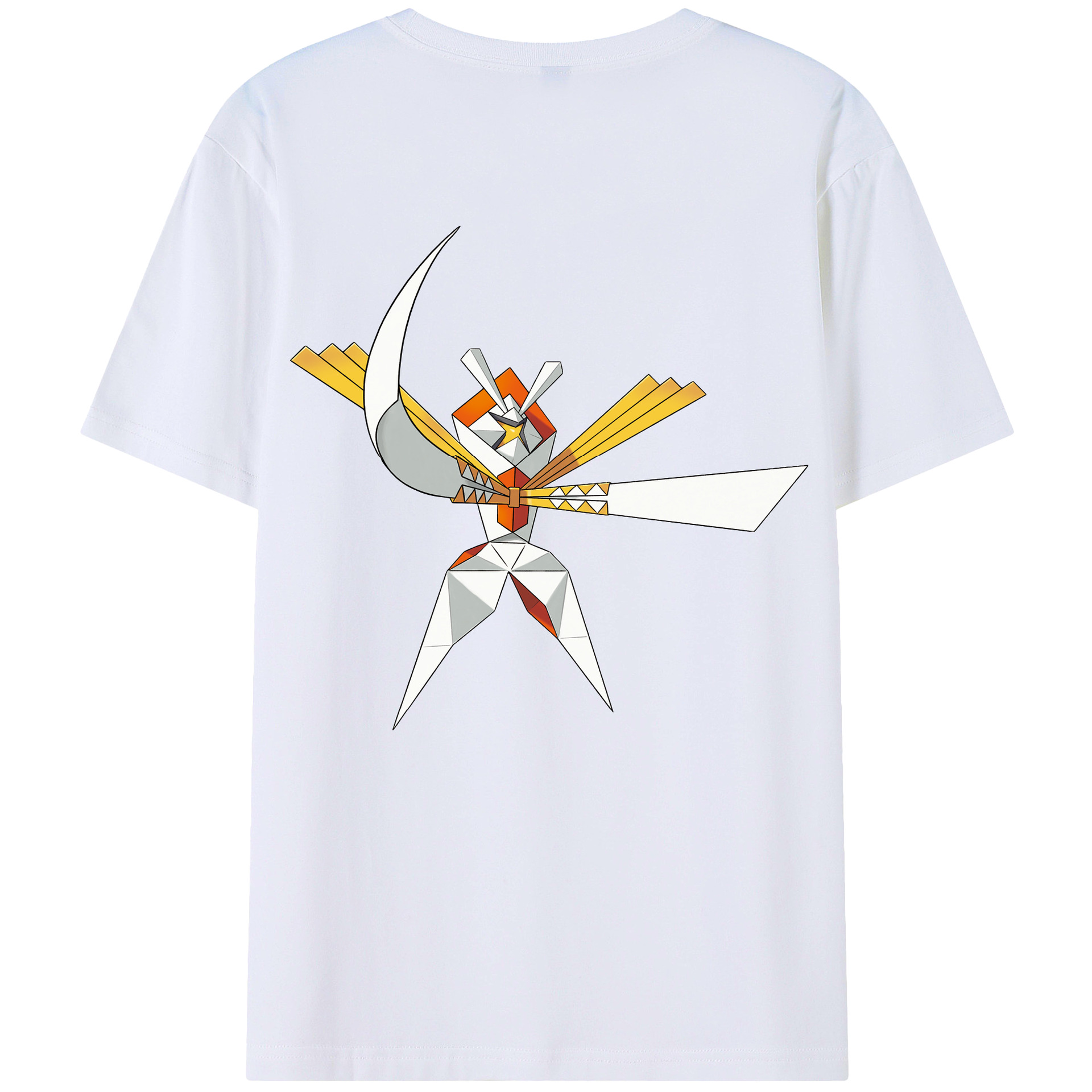 （画像用） ポケットモンスター Pokémon 綿100％ メンズ半袖Tシャツ（バックプリント） 通気性