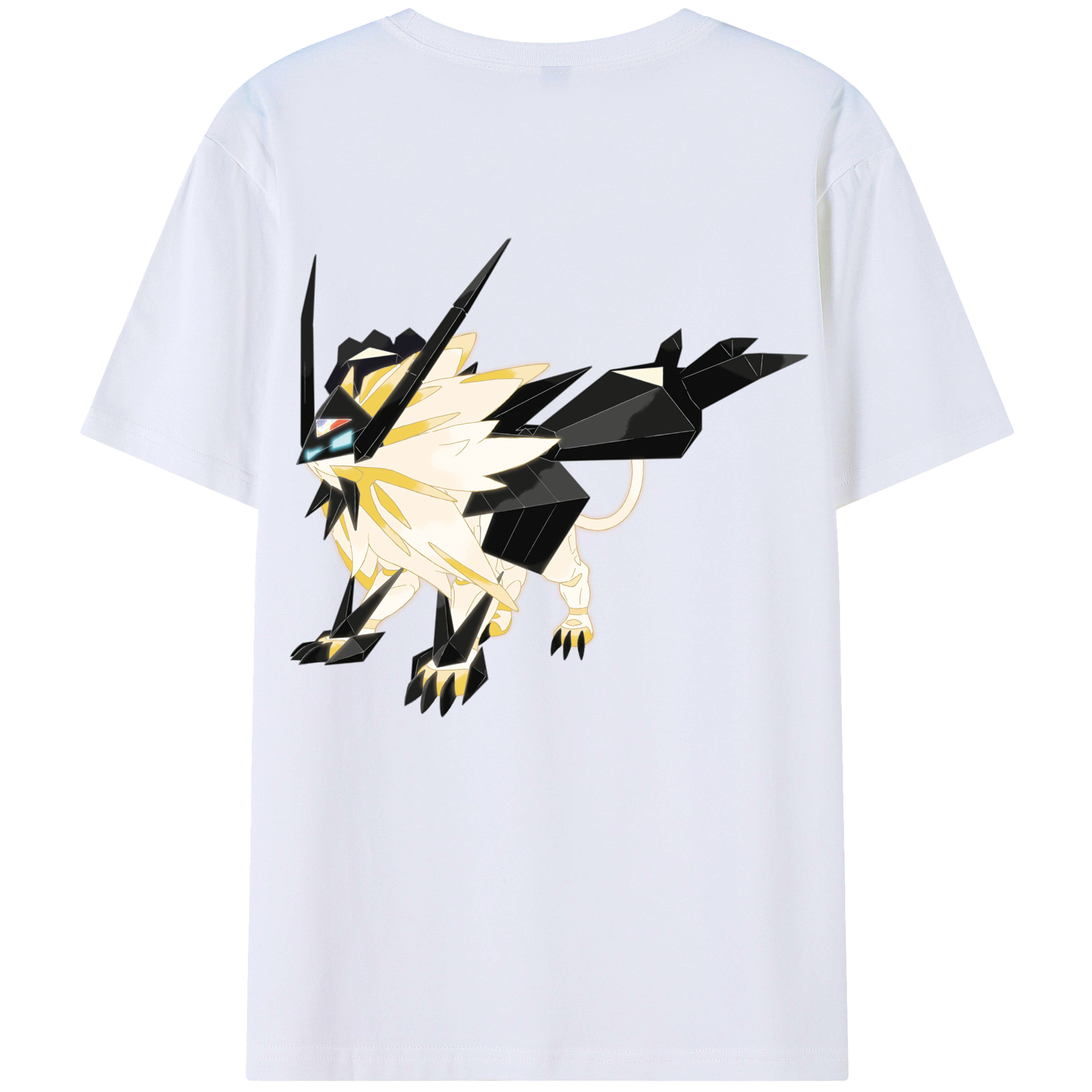 （画像用） ポケットモンスター Pokémon 綿100％ メンズ半袖Tシャツ（バックプリント） 通気性