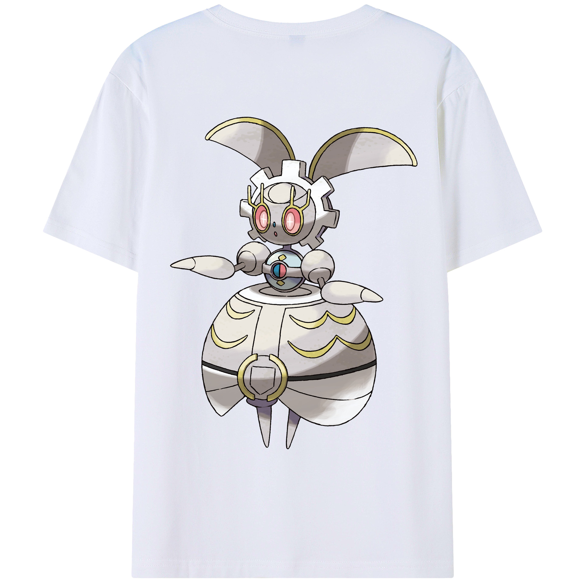（画像用） ポケットモンスター Pokémon 綿100％ メンズ半袖Tシャツ（バックプリント） 通気性