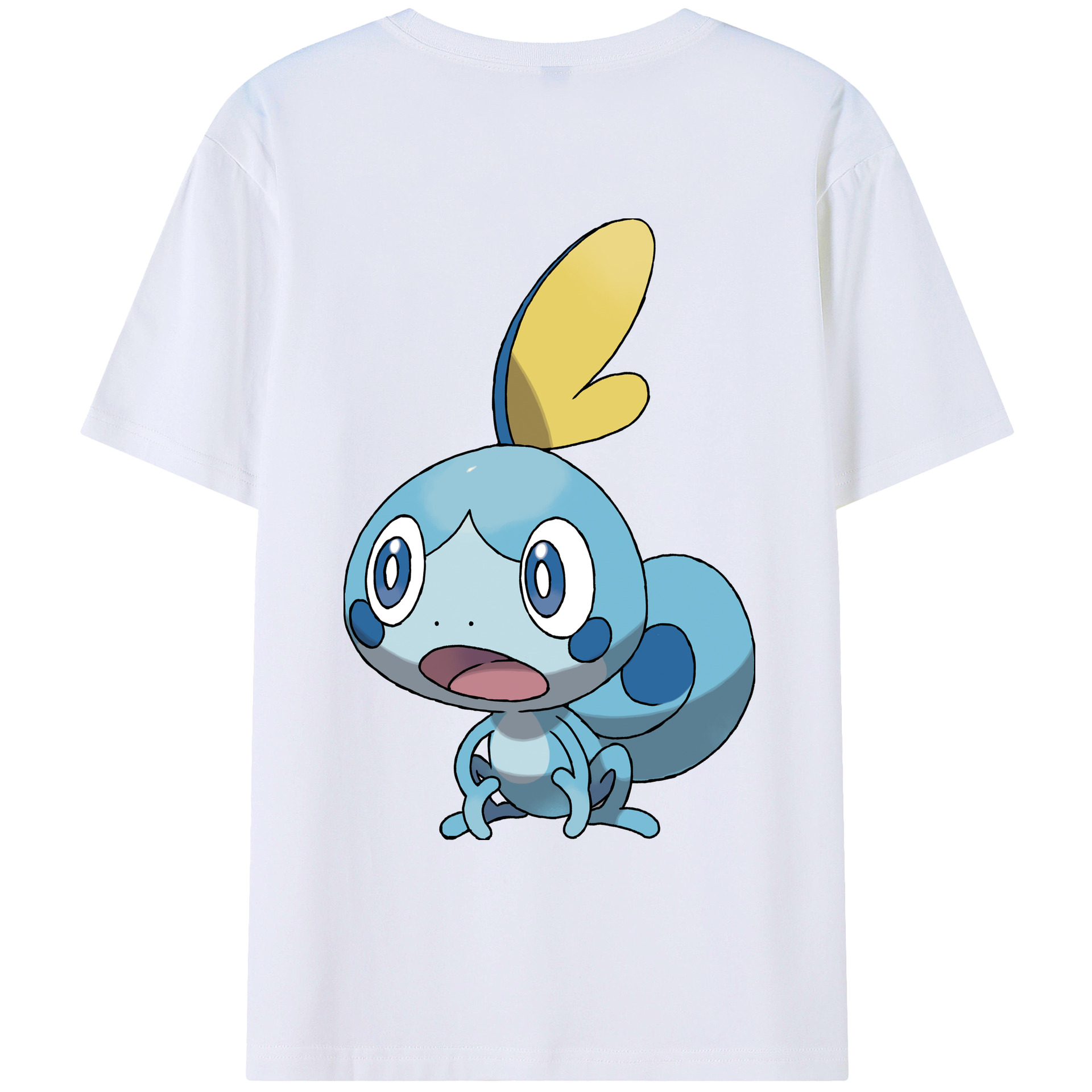 （画像用） ポケットモンスター Pokémon 綿100％ メンズ半袖Tシャツ（バックプリント） 通気性