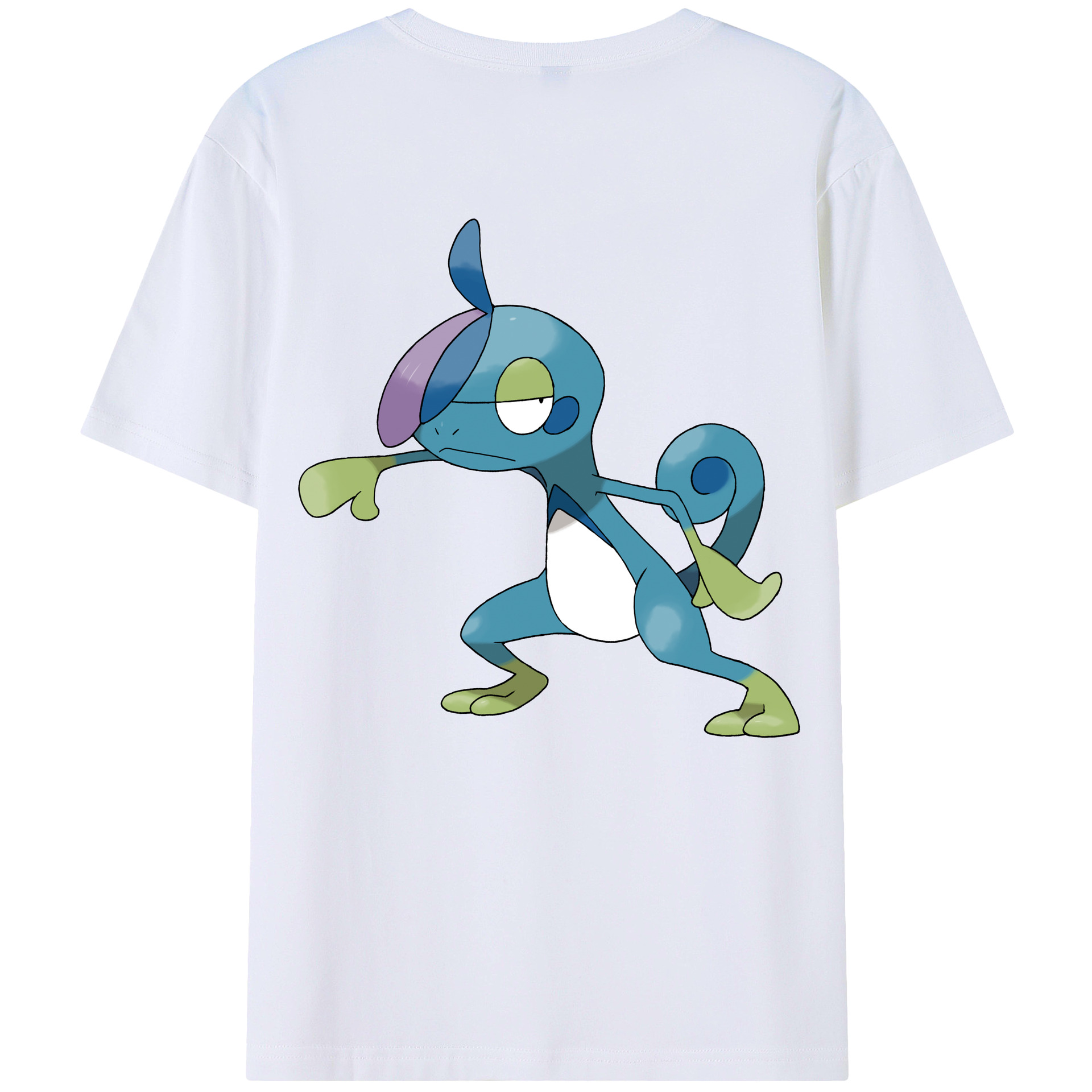 （画像用） ポケットモンスター Pokémon 綿100％ メンズ半袖Tシャツ（バックプリント） 通気性