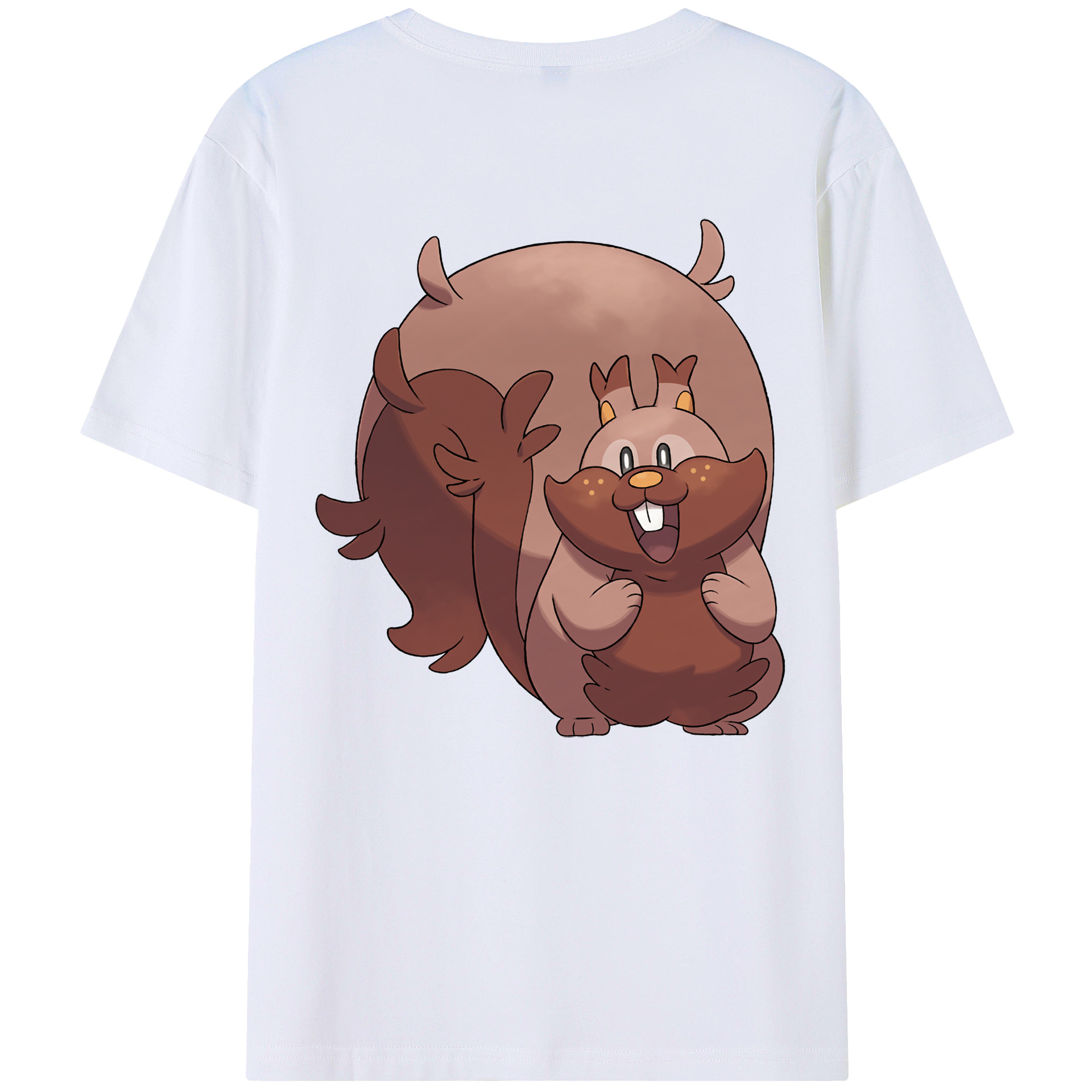 （画像用） ポケットモンスター Pokémon 綿100％ メンズ半袖Tシャツ（バックプリント） 通気性