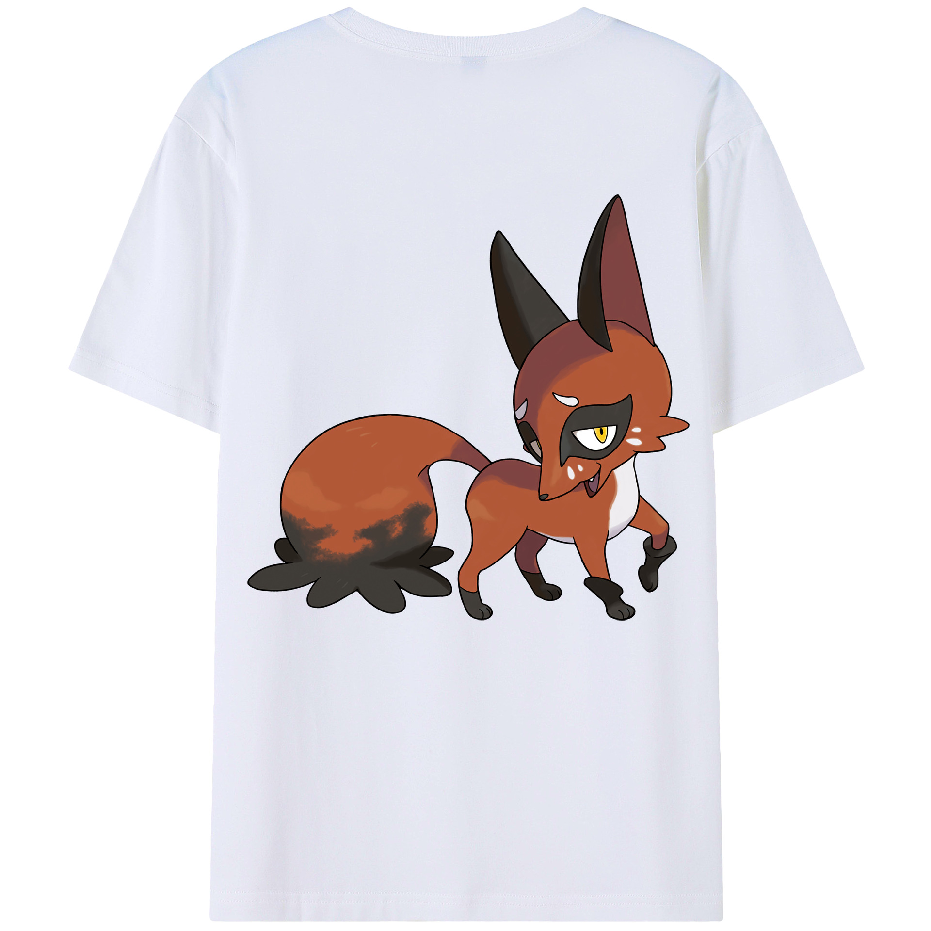 （画像用） ポケットモンスター Pokémon 綿100％ メンズ半袖Tシャツ（バックプリント） 通気性
