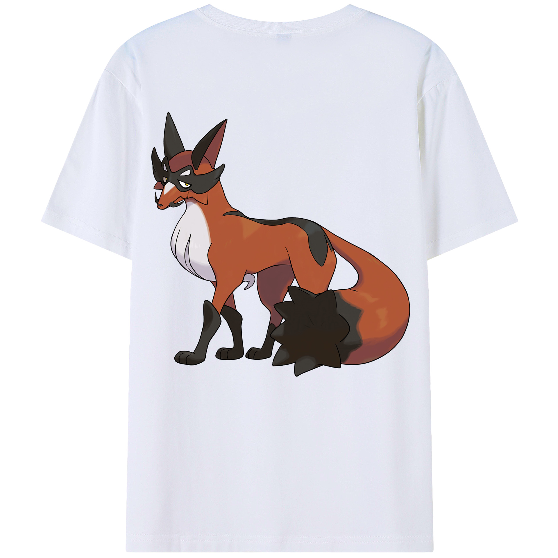 （画像用） ポケットモンスター Pokémon 綿100％ メンズ半袖Tシャツ（バックプリント） 通気性