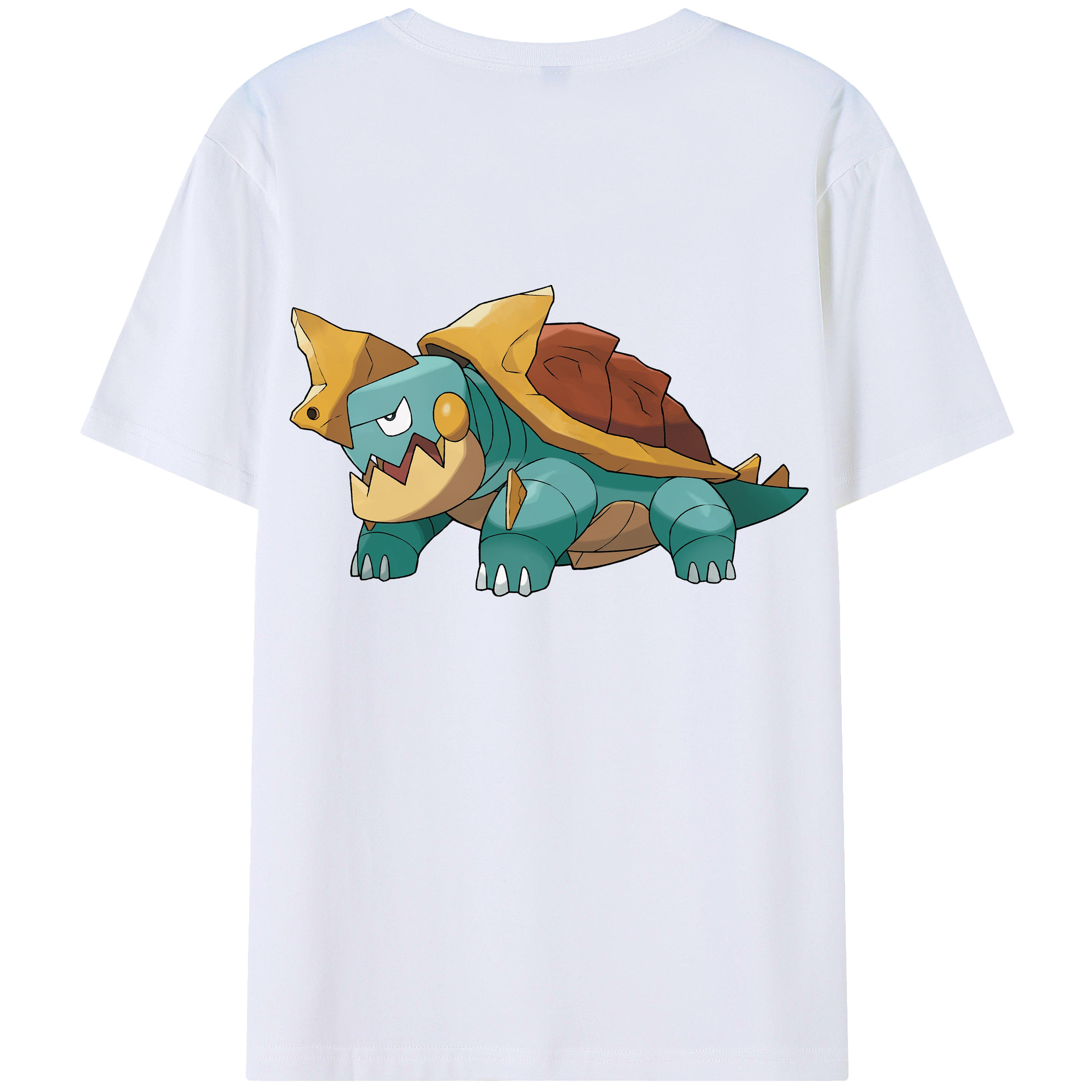 （画像用） ポケットモンスター Pokémon 綿100％ メンズ半袖Tシャツ（バックプリント） 通気性