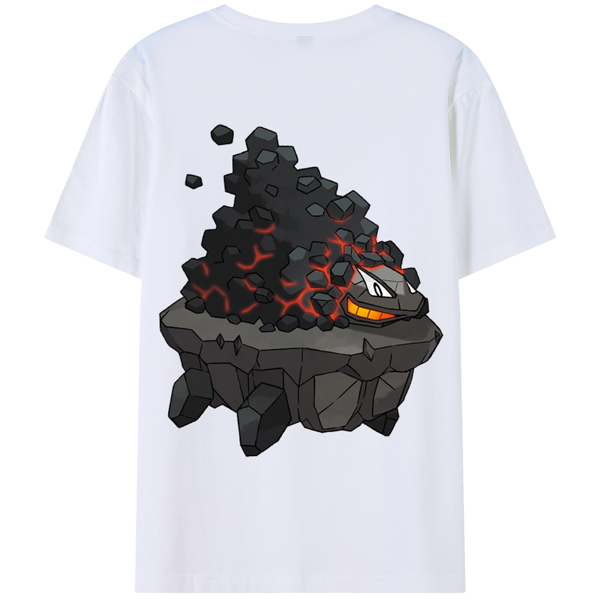 （画像用） ポケットモンスター Pokémon 綿100％ メンズ半袖Tシャツ（バックプリント） 通気性