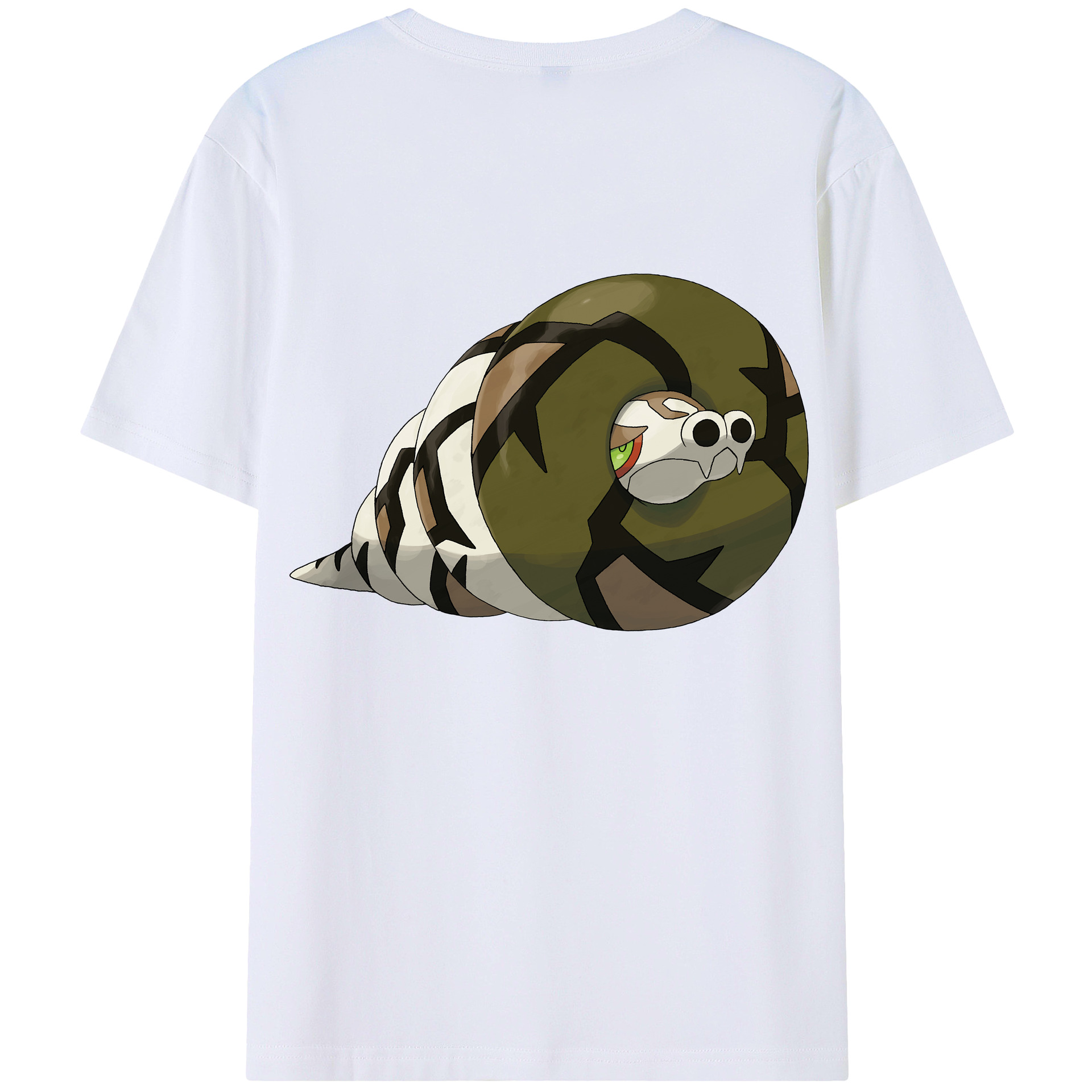 （画像用） ポケットモンスター Pokémon 綿100％ メンズ半袖Tシャツ（バックプリント） 通気性