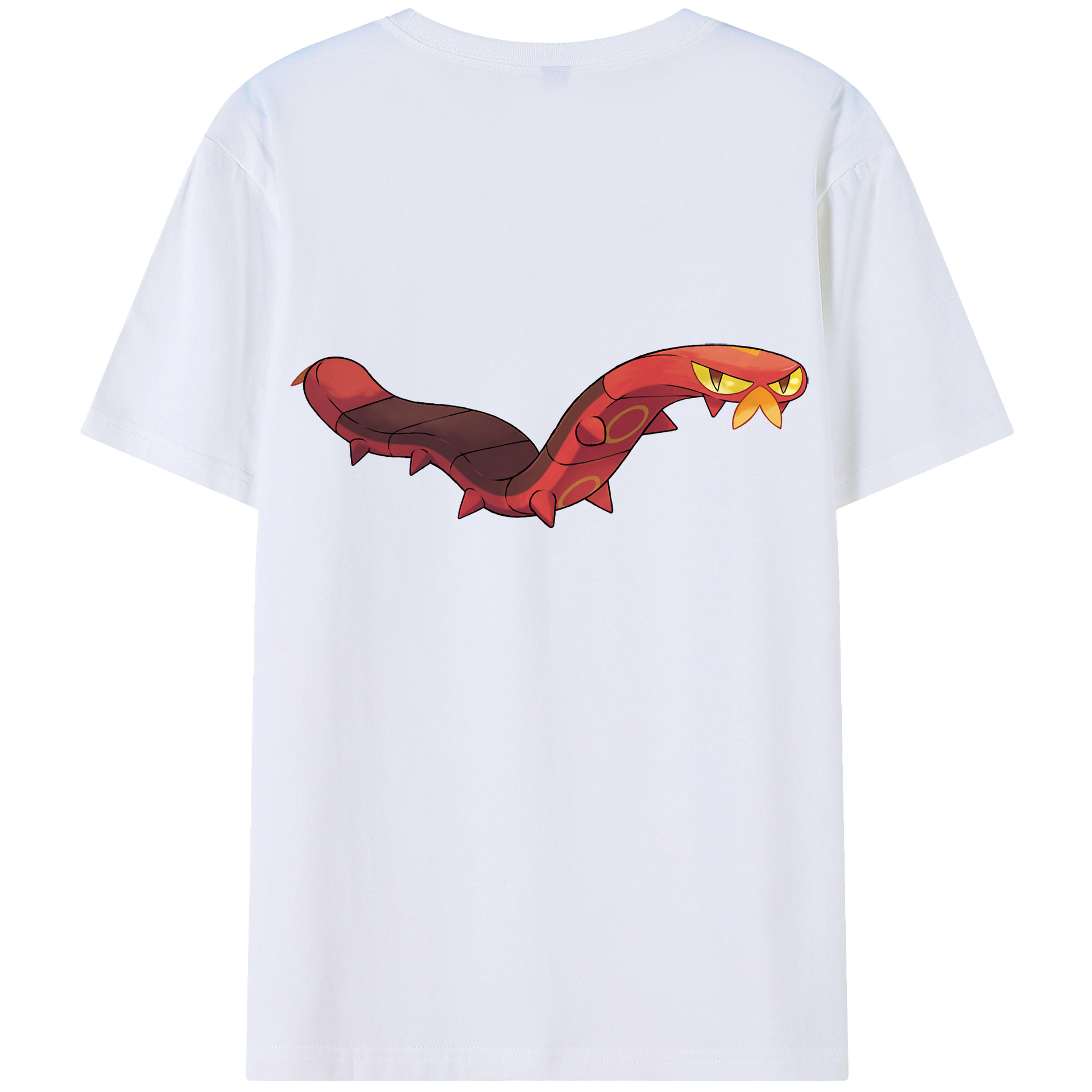 （画像用） ポケットモンスター Pokémon 綿100％ メンズ半袖Tシャツ（バックプリント） 通気性