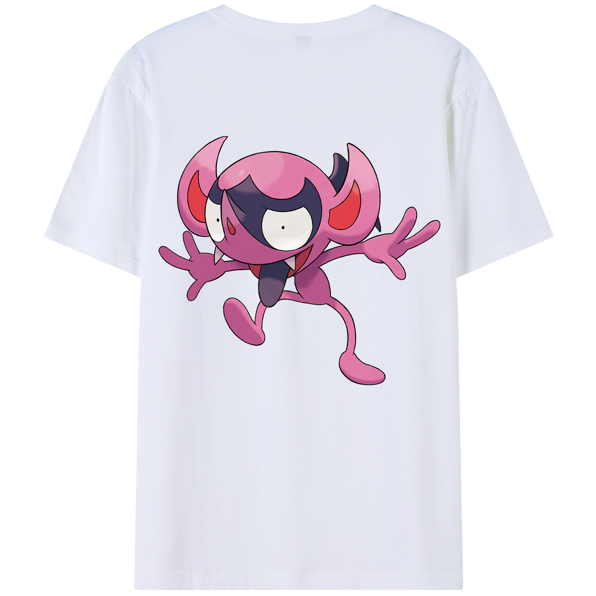 （画像用） ポケットモンスター Pokémon 綿100％ メンズ半袖Tシャツ（バックプリント） 通気性