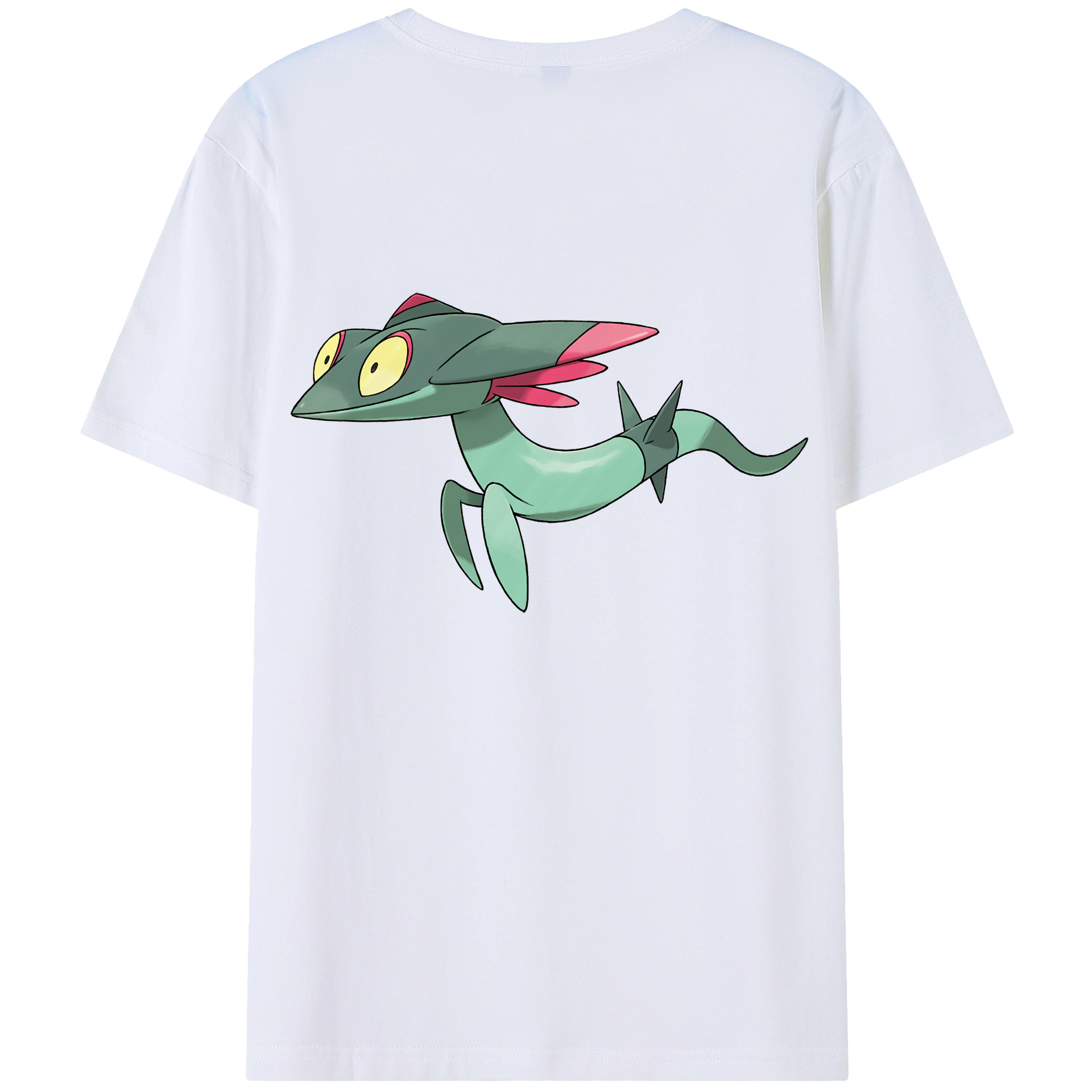 （画像用） ポケットモンスター Pokémon 綿100％ メンズ半袖Tシャツ（バックプリント） 通気性