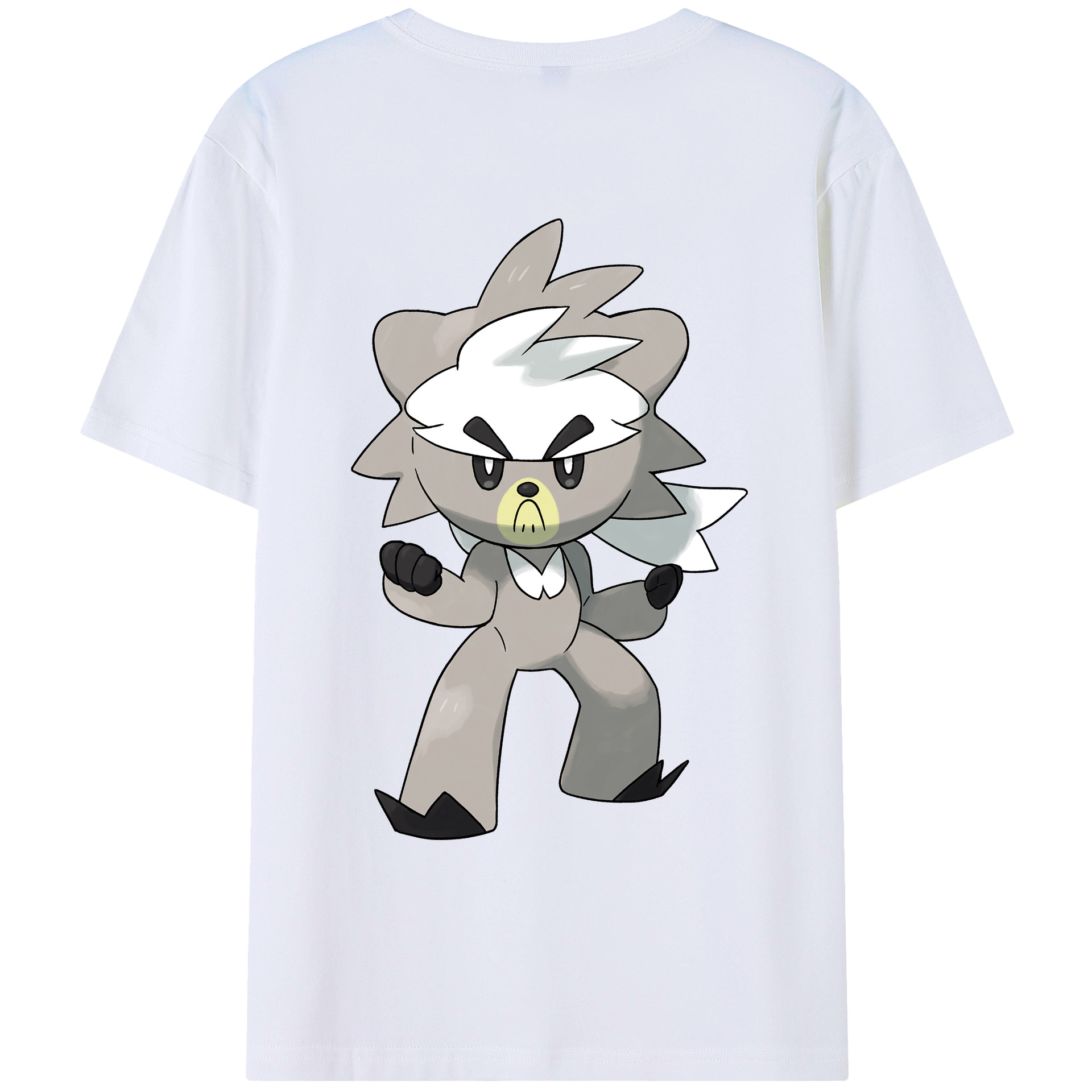 （画像用） ポケットモンスター Pokémon 綿100％ メンズ半袖Tシャツ（バックプリント） 通気性