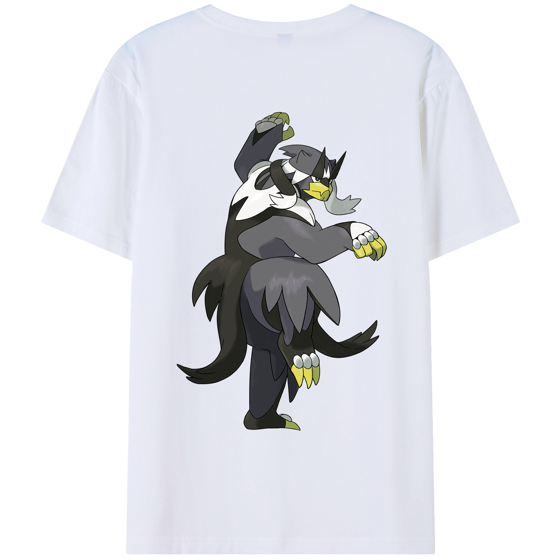 （画像用） ポケットモンスター Pokémon 綿100％ メンズ半袖Tシャツ（バックプリント） 通気性