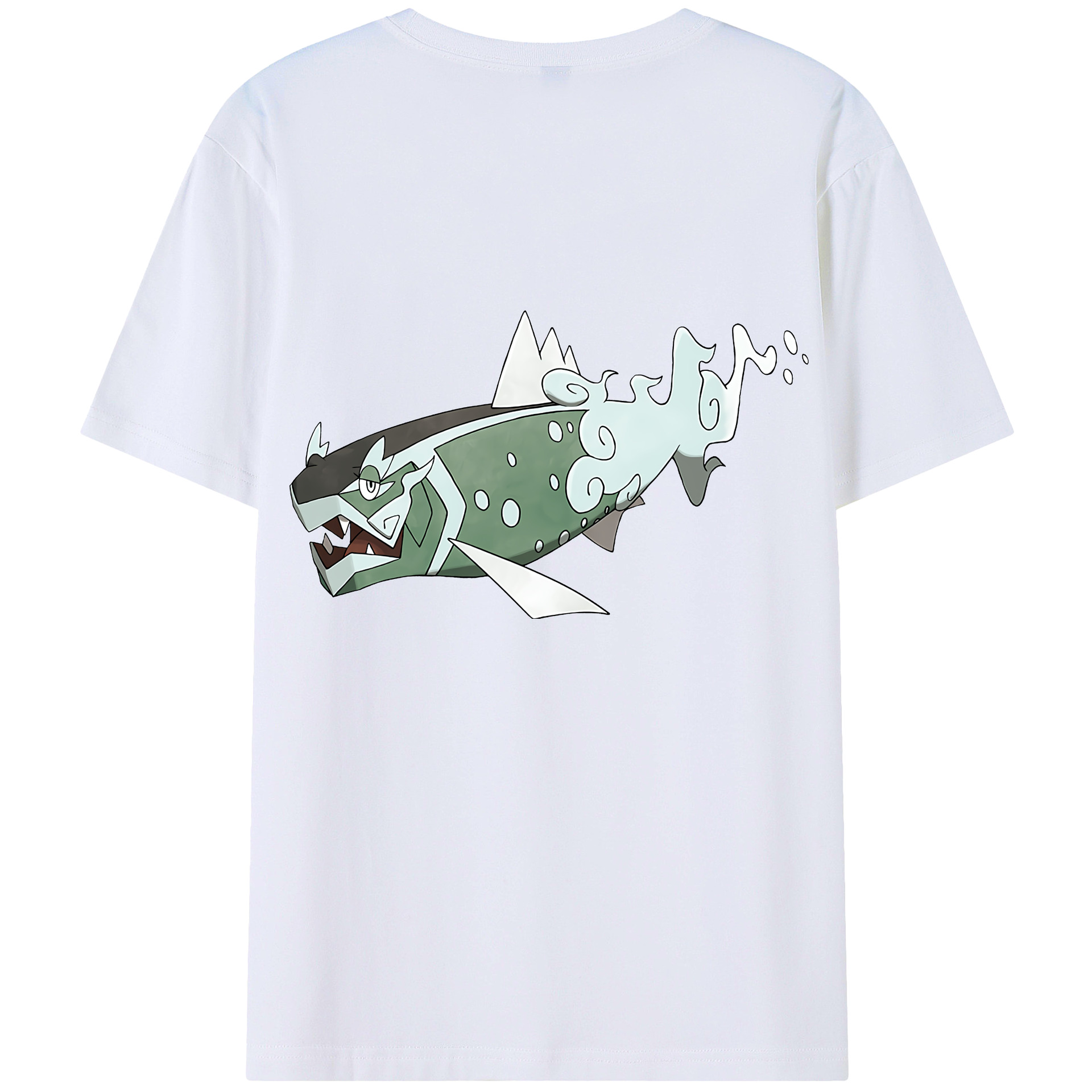 （画像用） ポケットモンスター Pokémon 綿100％ メンズ半袖Tシャツ（バックプリント） 通気性