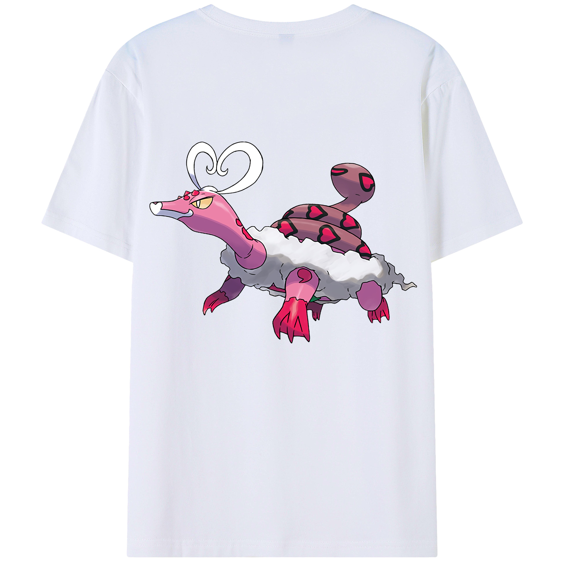 （画像用） ポケットモンスター Pokémon 綿100％ メンズ半袖Tシャツ（バックプリント） 通気性