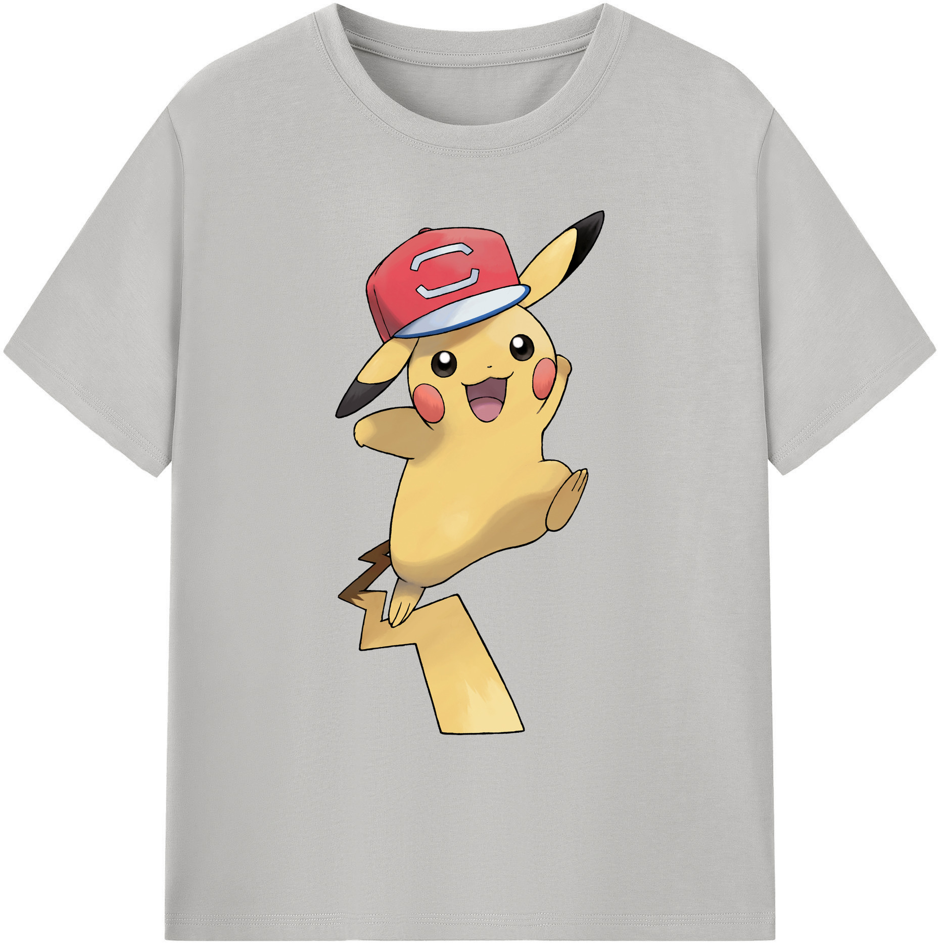 （画像用） ポケットモンスター Pokémon 綿100％ メンズ半袖Tシャツ｜肌触りやわらか＆通気性