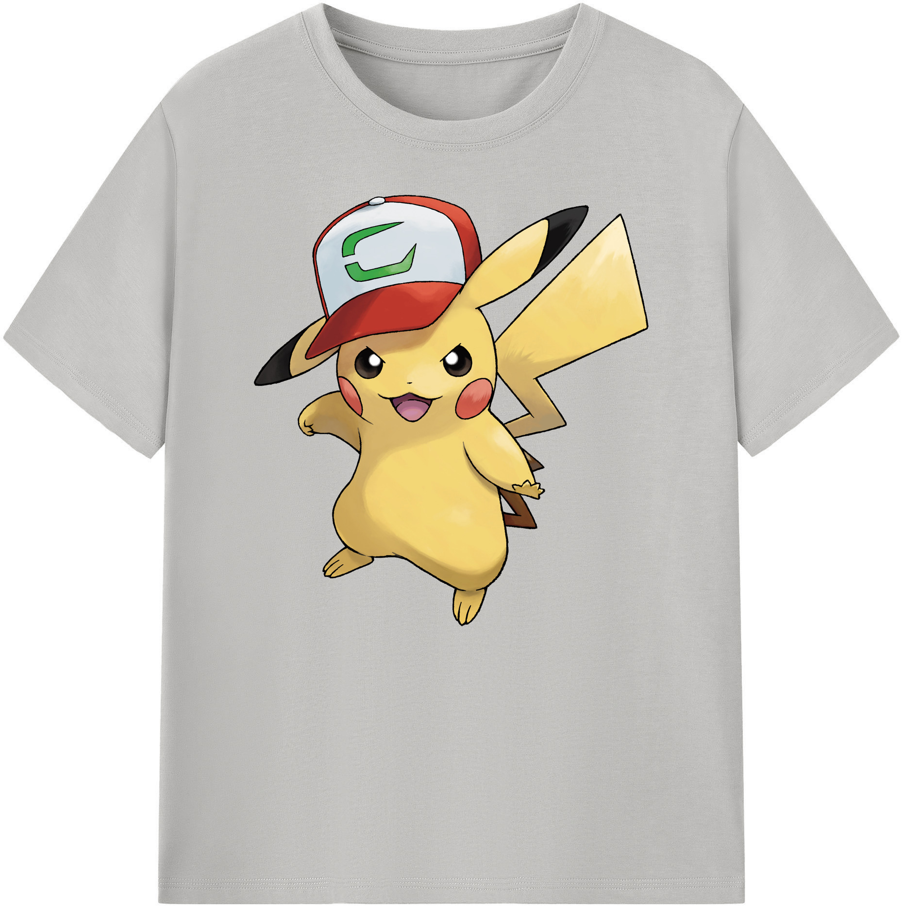 （画像用） ポケットモンスター Pokémon 綿100％ メンズ半袖Tシャツ｜肌触りやわらか＆通気性