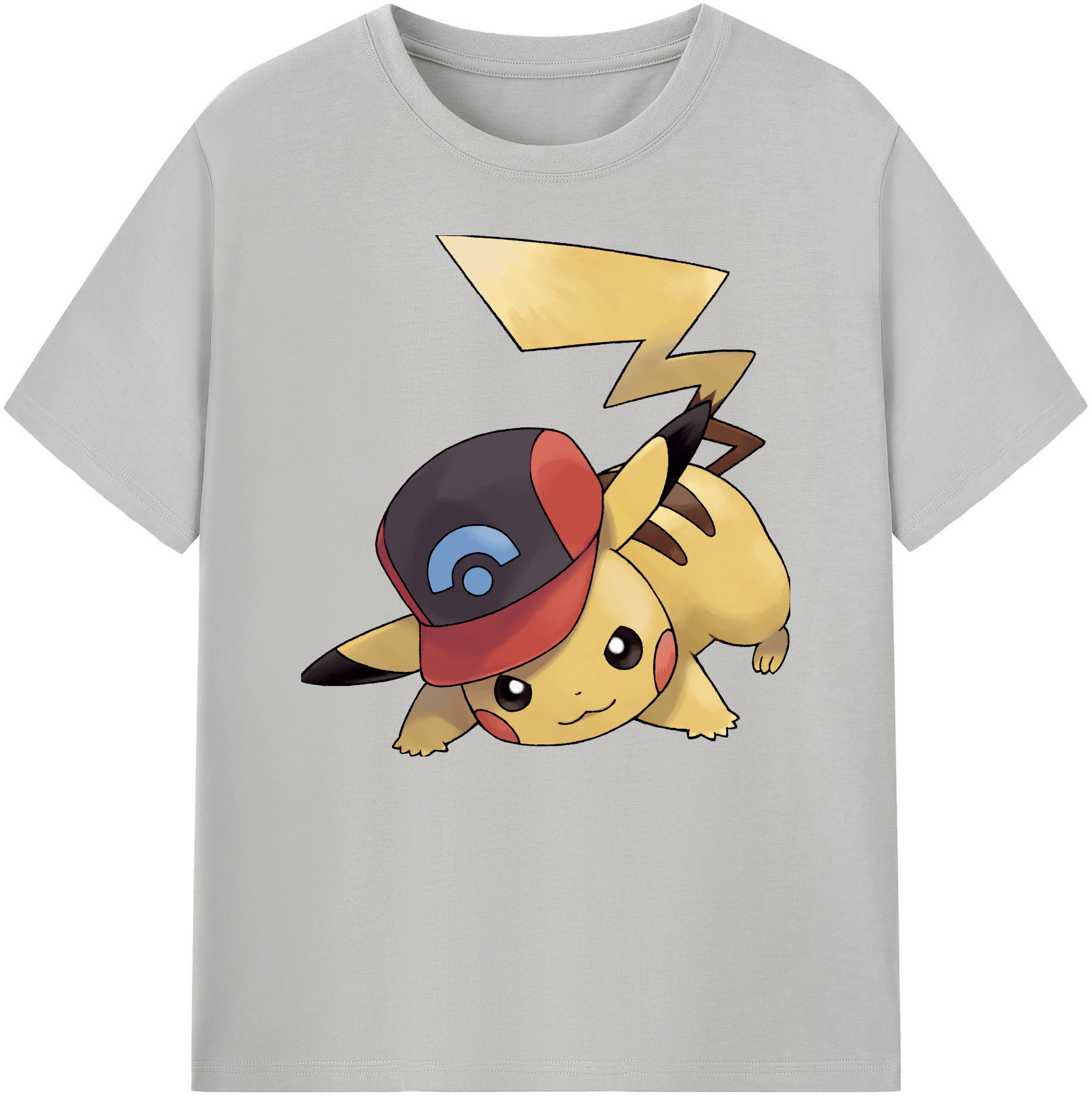 （画像用） ポケットモンスター Pokémon 綿100％ メンズ半袖Tシャツ｜肌触りやわらか＆通気性