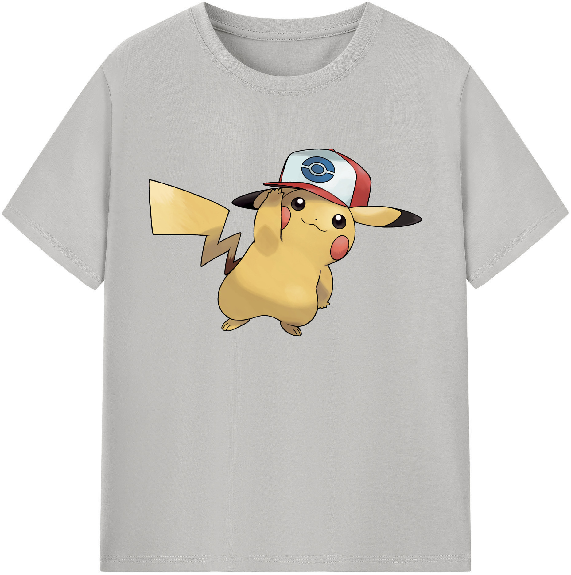（画像用） ポケットモンスター Pokémon 綿100％ メンズ半袖Tシャツ｜肌触りやわらか＆通気性