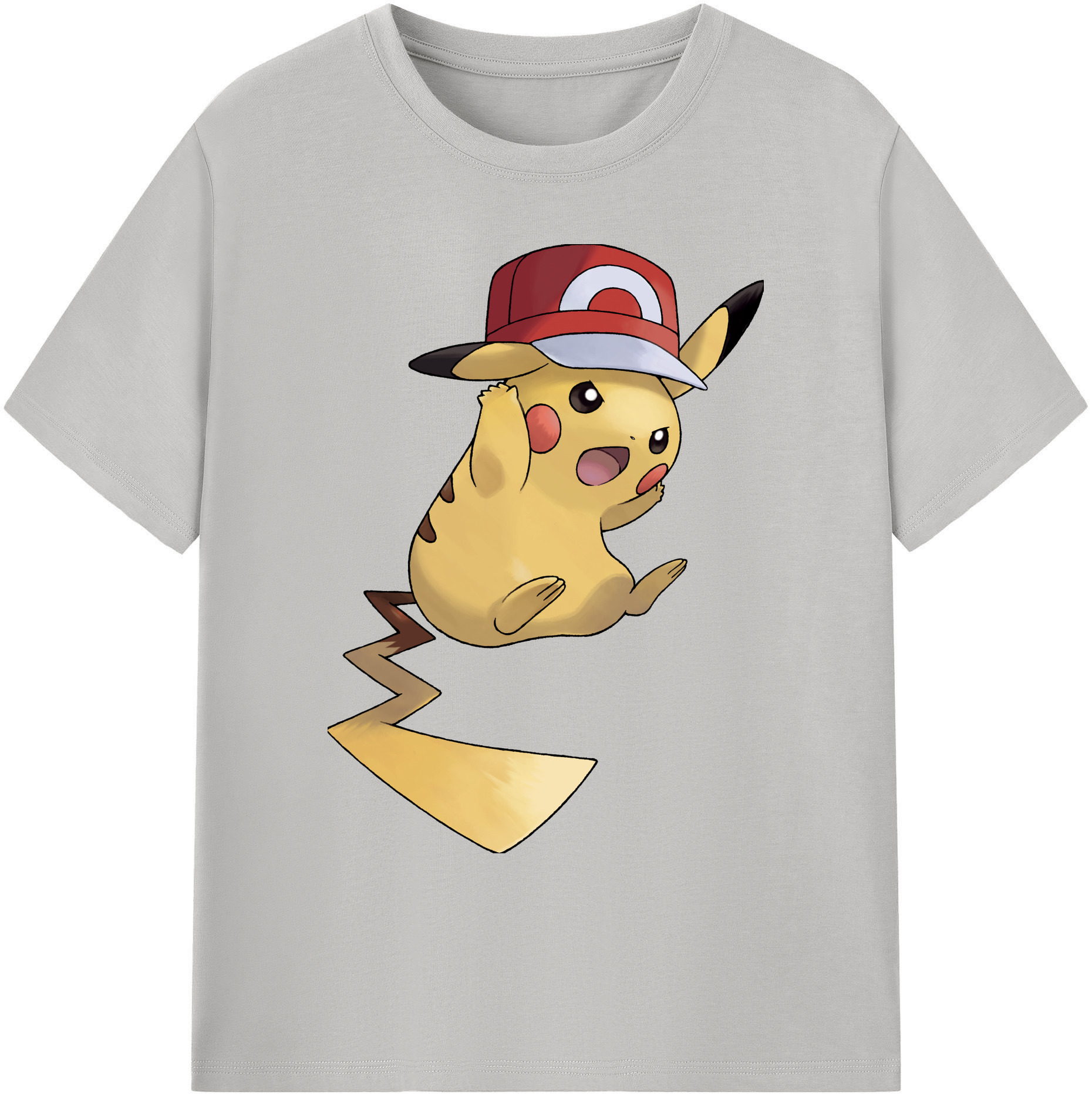 （画像用） ポケットモンスター Pokémon 綿100％ メンズ半袖Tシャツ｜肌触りやわらか＆通気性
