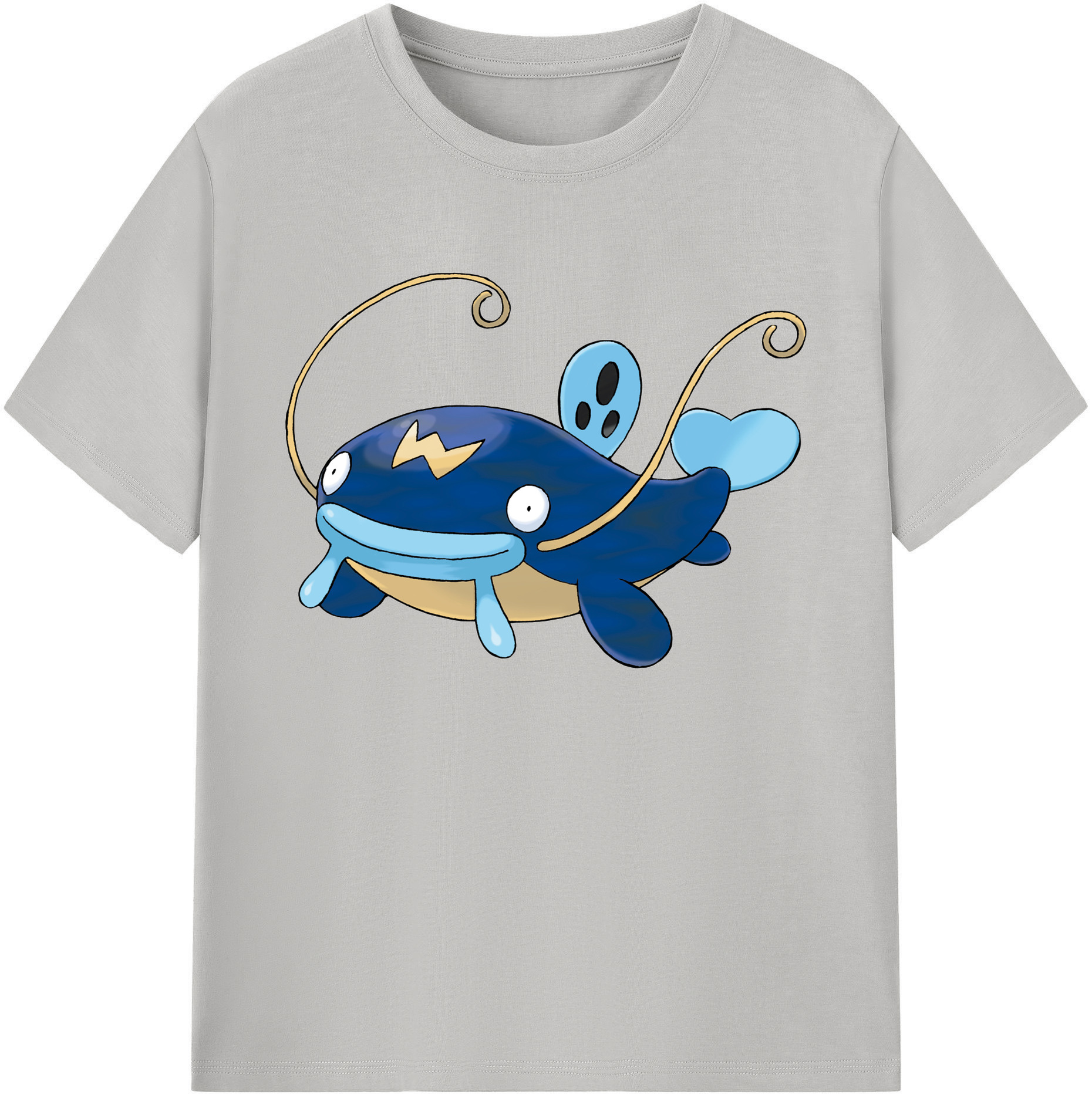 （画像用） ポケットモンスター Pokémon 綿100％ メンズ半袖Tシャツ｜肌触りやわらか＆通気性