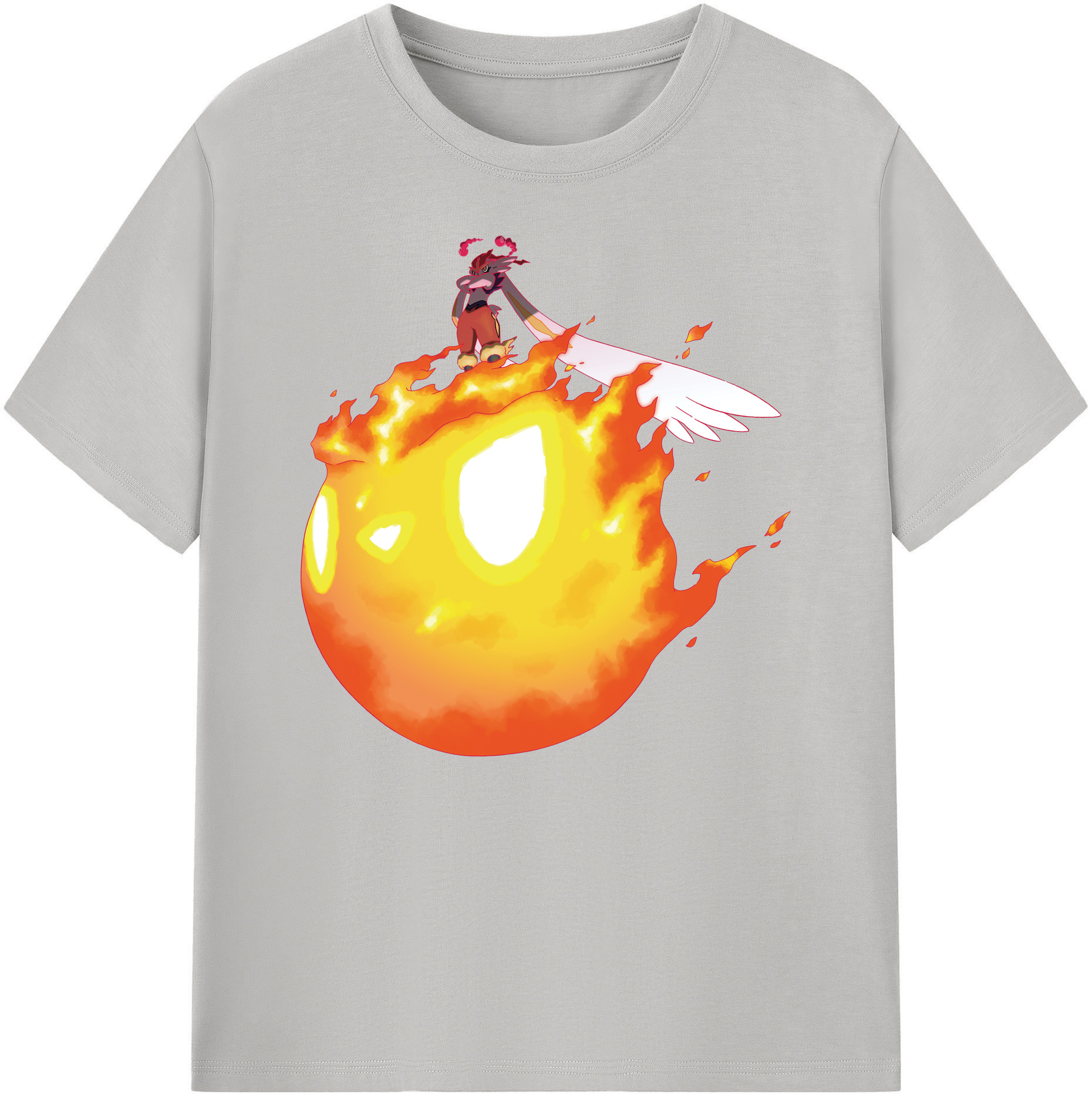 （画像用） ポケットモンスター Pokémon 綿100％ メンズ半袖Tシャツ｜肌触りやわらか＆通気性