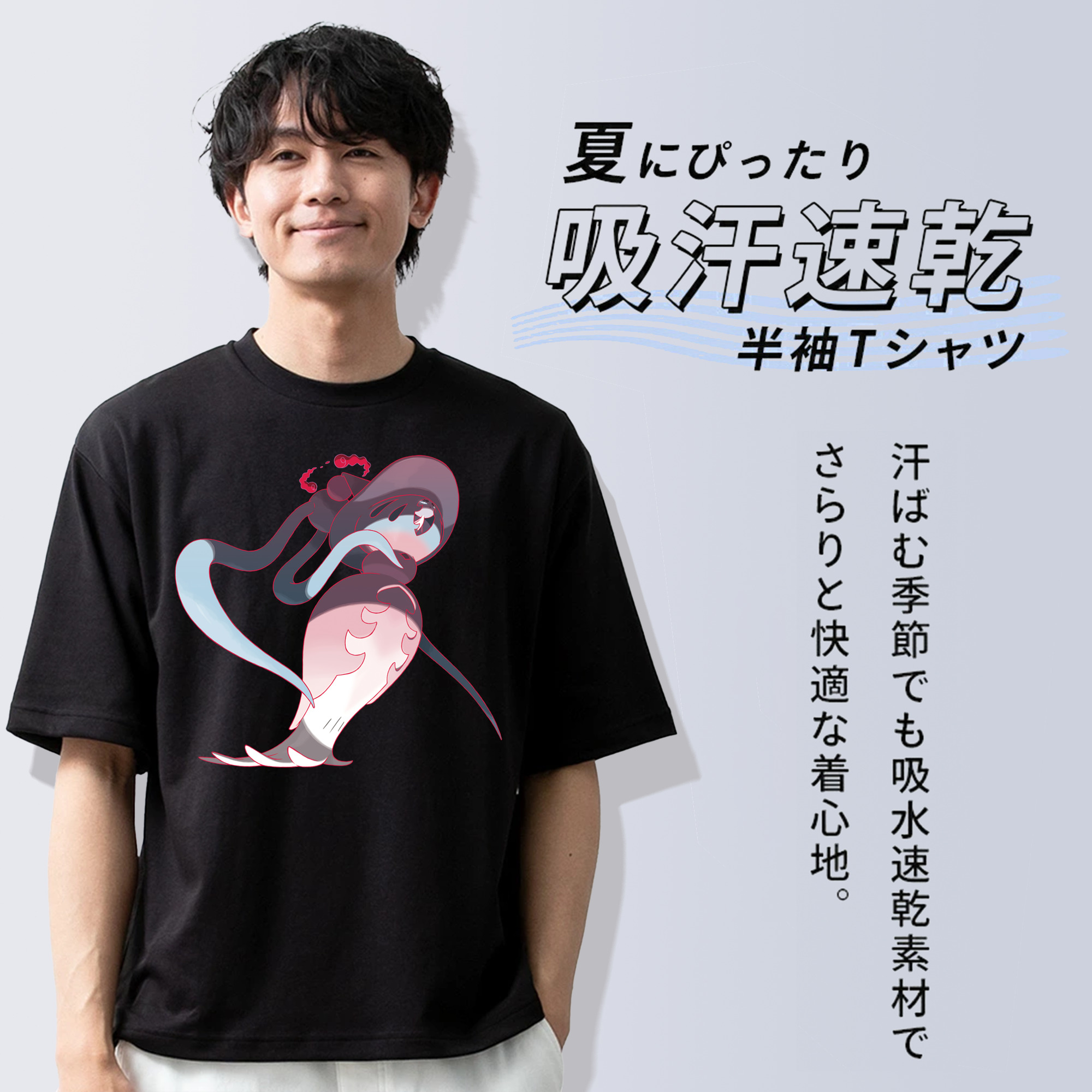 ポケットモンスター Pokémon 綿100％ メンズ半袖Tシャツ｜肌触りやわらか＆通気性