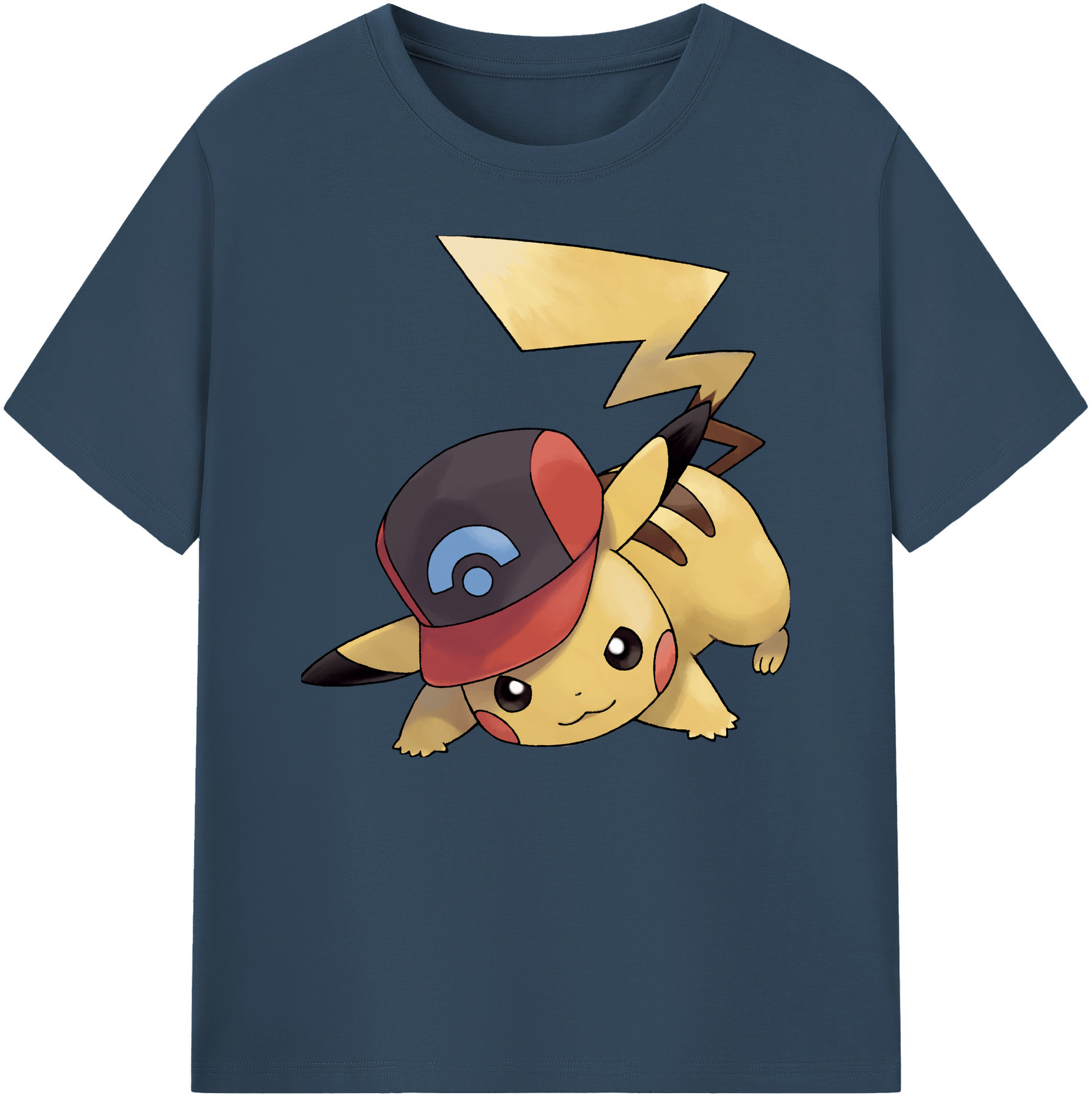 （画像用） ポケットモンスター Pokémon 綿100％ メンズ半袖Tシャツ｜肌触りやわらか＆通気性