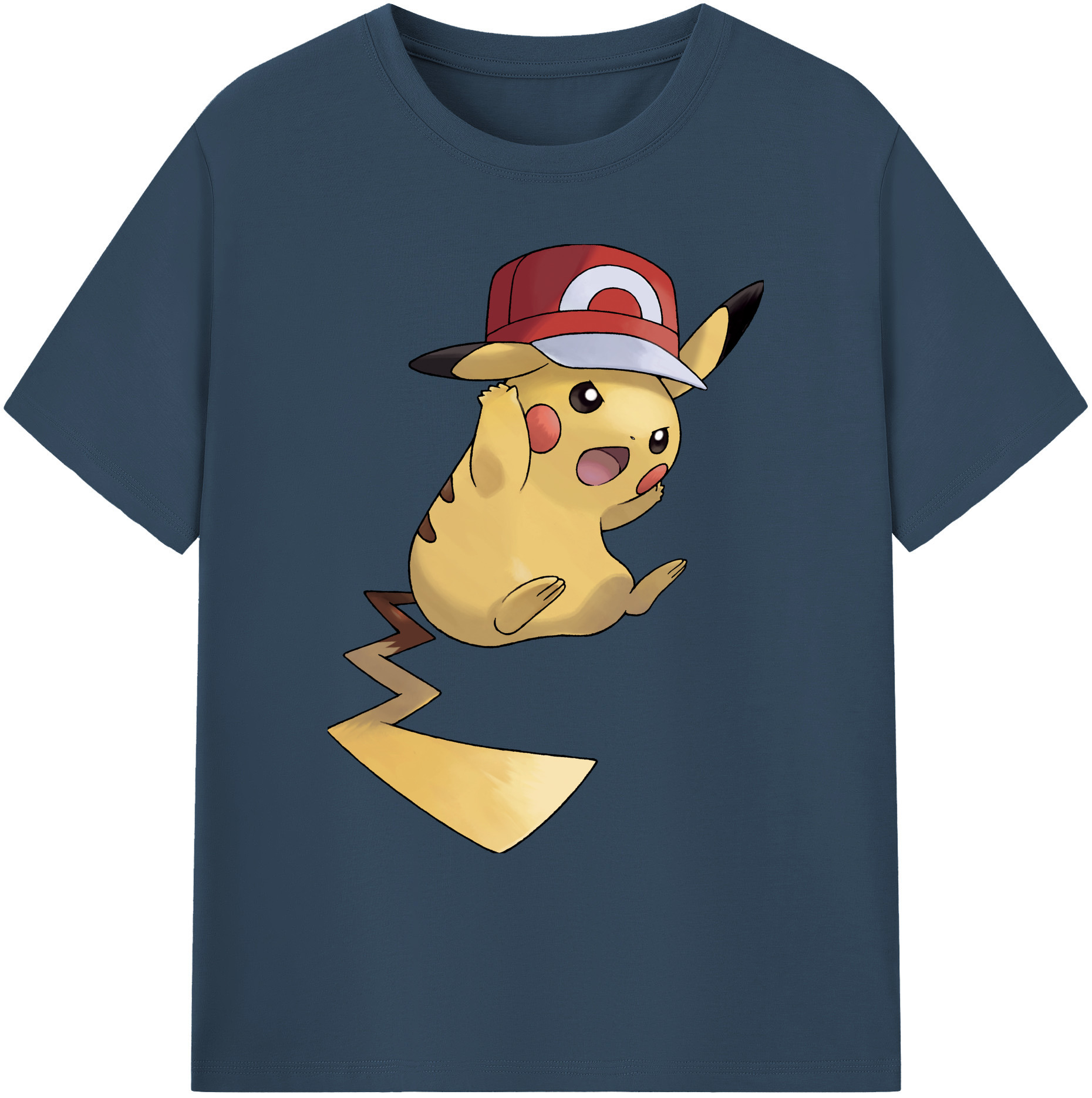 （画像用） ポケットモンスター Pokémon 綿100％ メンズ半袖Tシャツ｜肌触りやわらか＆通気性