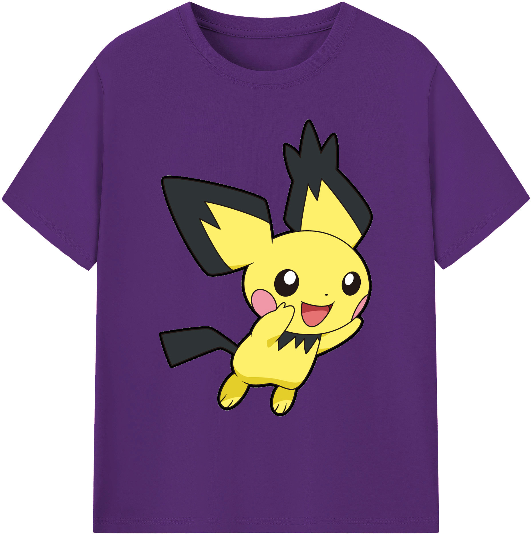 （画像用） ポケットモンスター Pokémon 綿100％ メンズ半袖Tシャツ｜肌触りやわらか＆通気性