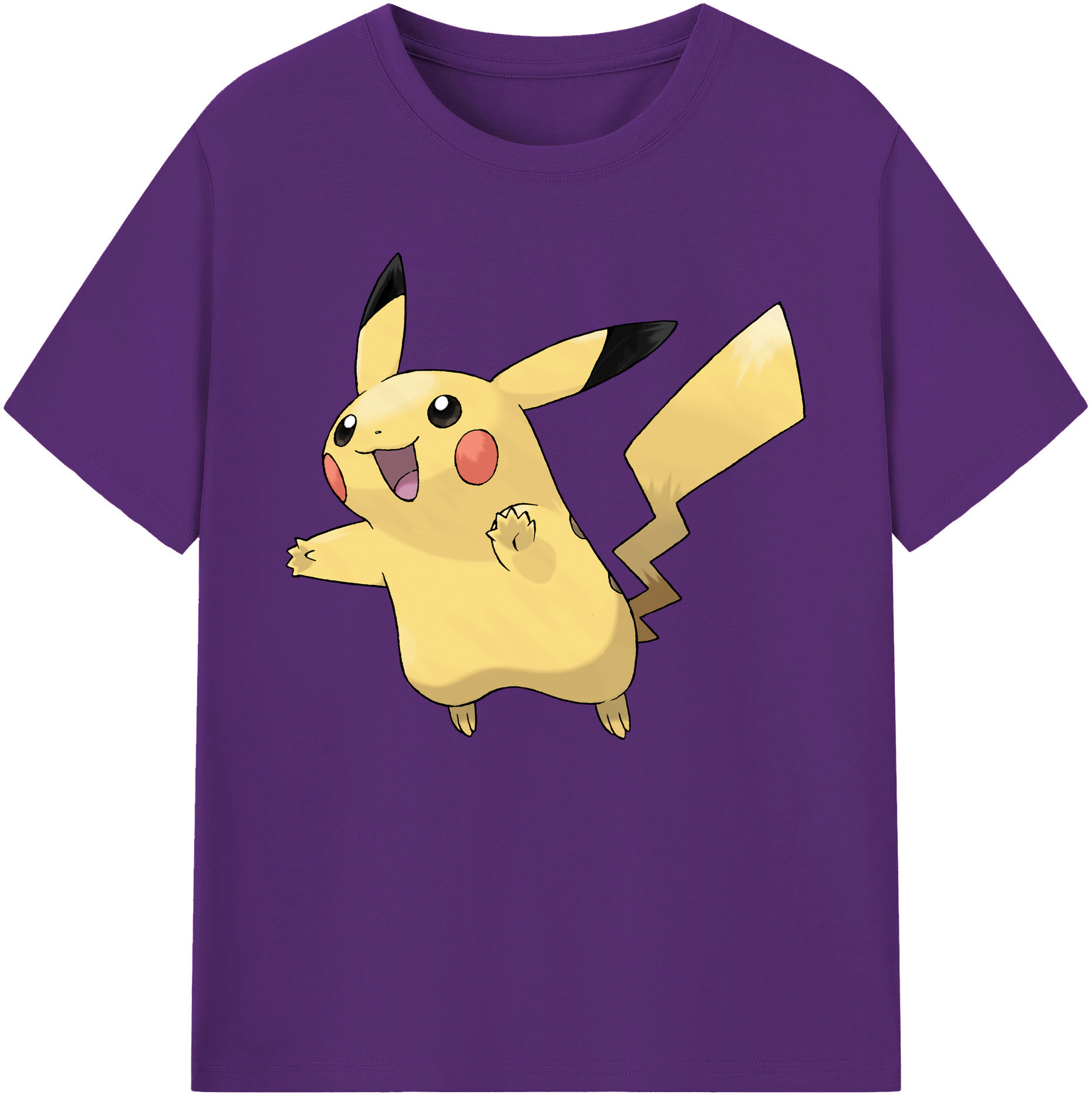 （画像用） ポケットモンスター Pokémon 綿100％ メンズ半袖Tシャツ｜肌触りやわらか＆通気性