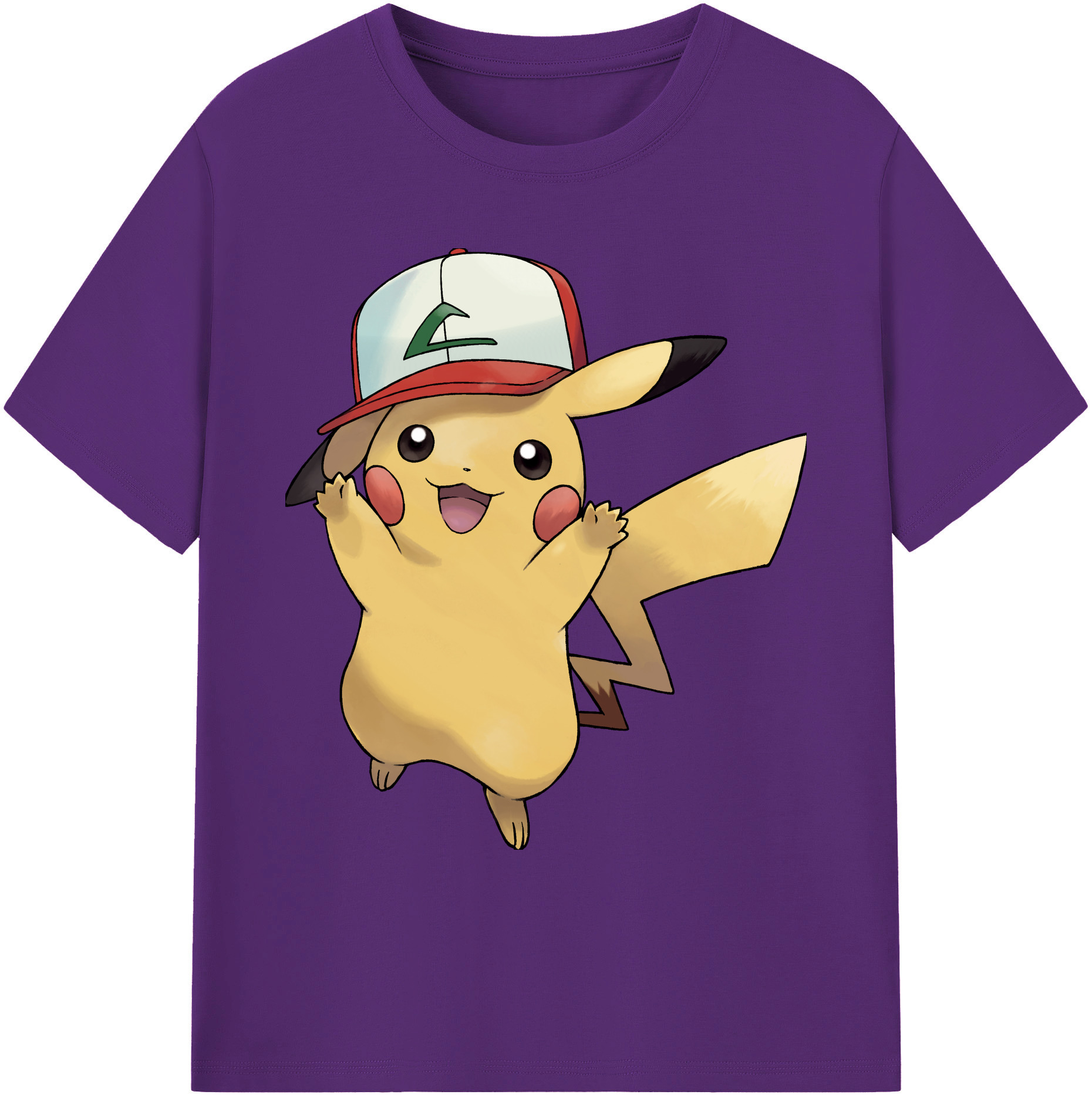 （画像用） ポケットモンスター Pokémon 綿100％ メンズ半袖Tシャツ｜肌触りやわらか＆通気性
