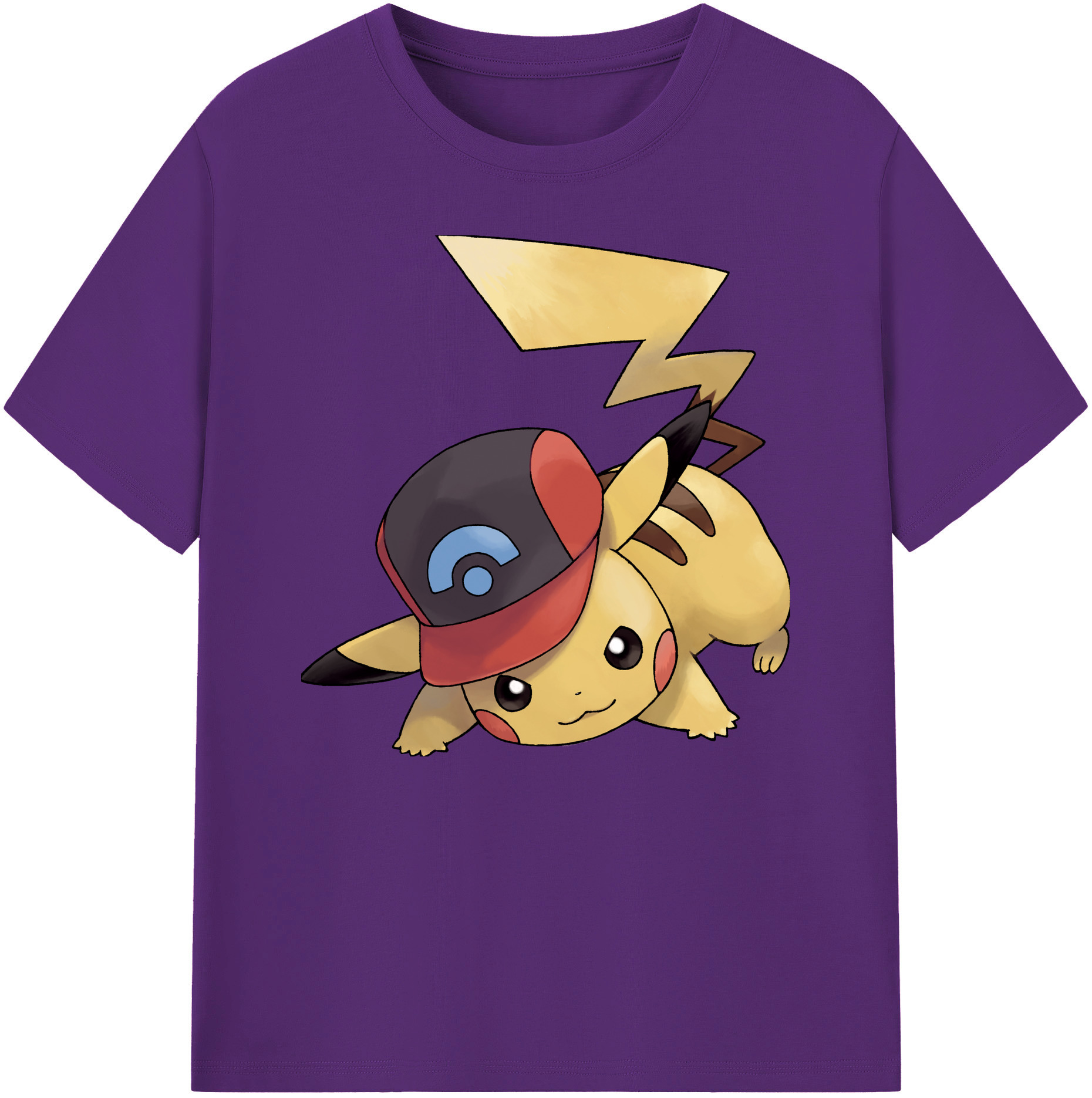 （画像用） ポケットモンスター Pokémon 綿100％ メンズ半袖Tシャツ｜肌触りやわらか＆通気性