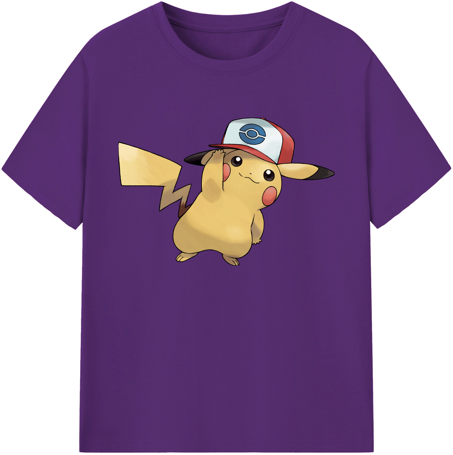 （画像用） ポケットモンスター Pokémon 綿100％ メンズ半袖Tシャツ｜肌触りやわらか＆通気性