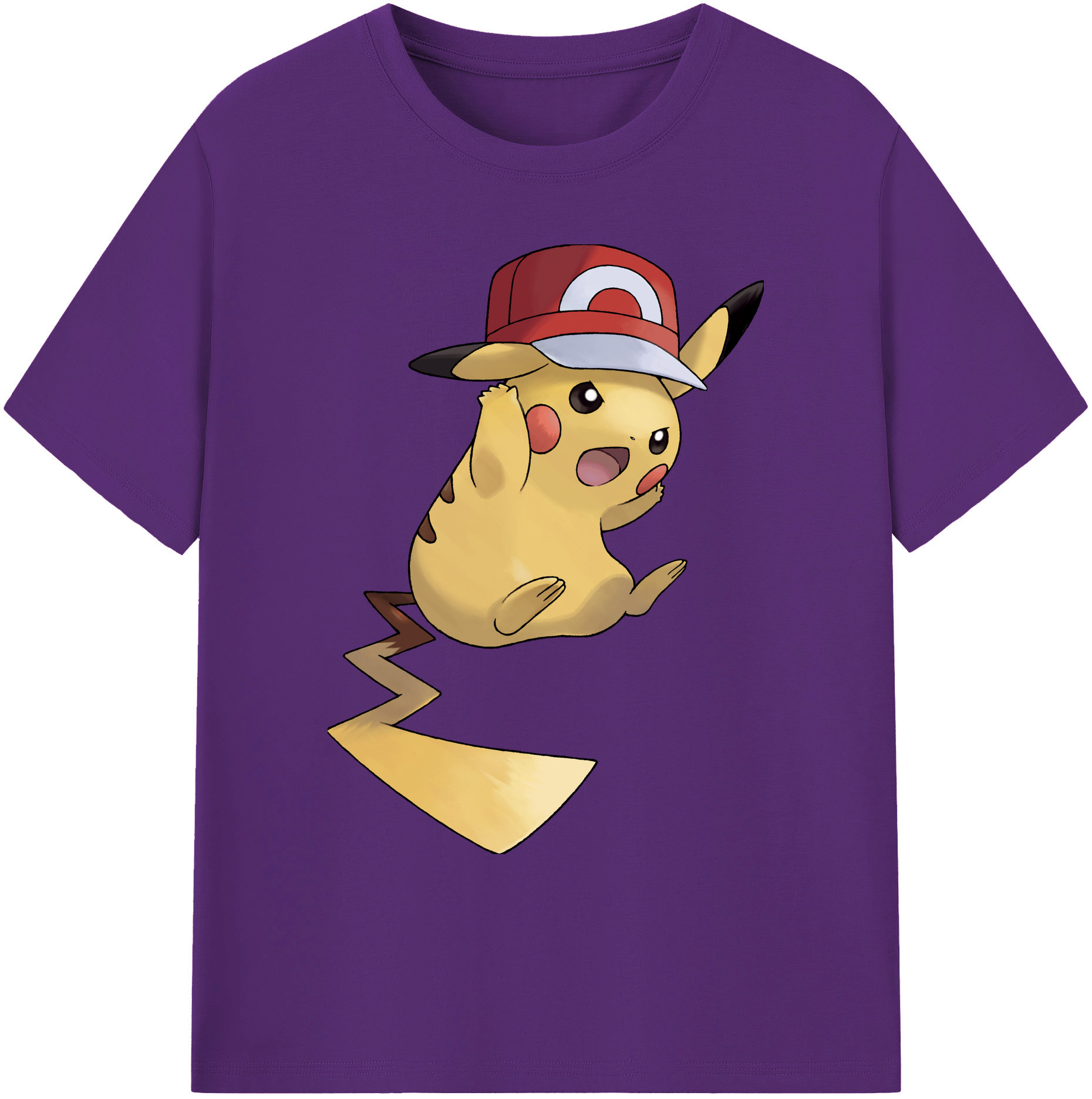 （画像用） ポケットモンスター Pokémon 綿100％ メンズ半袖Tシャツ｜肌触りやわらか＆通気性