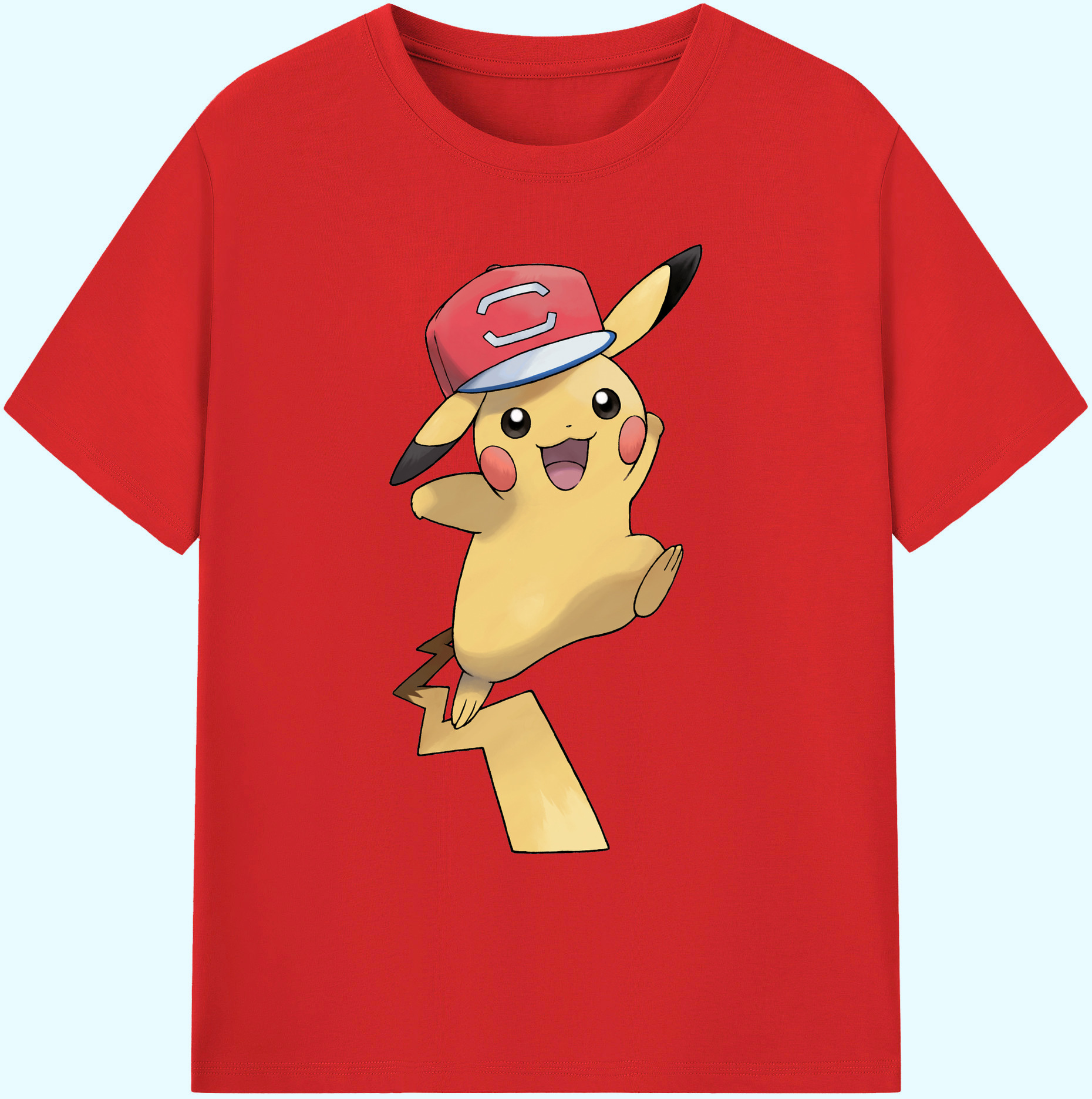 （画像用） ポケットモンスター Pokémon 綿100％ メンズ半袖Tシャツ｜肌触りやわらか＆通気性