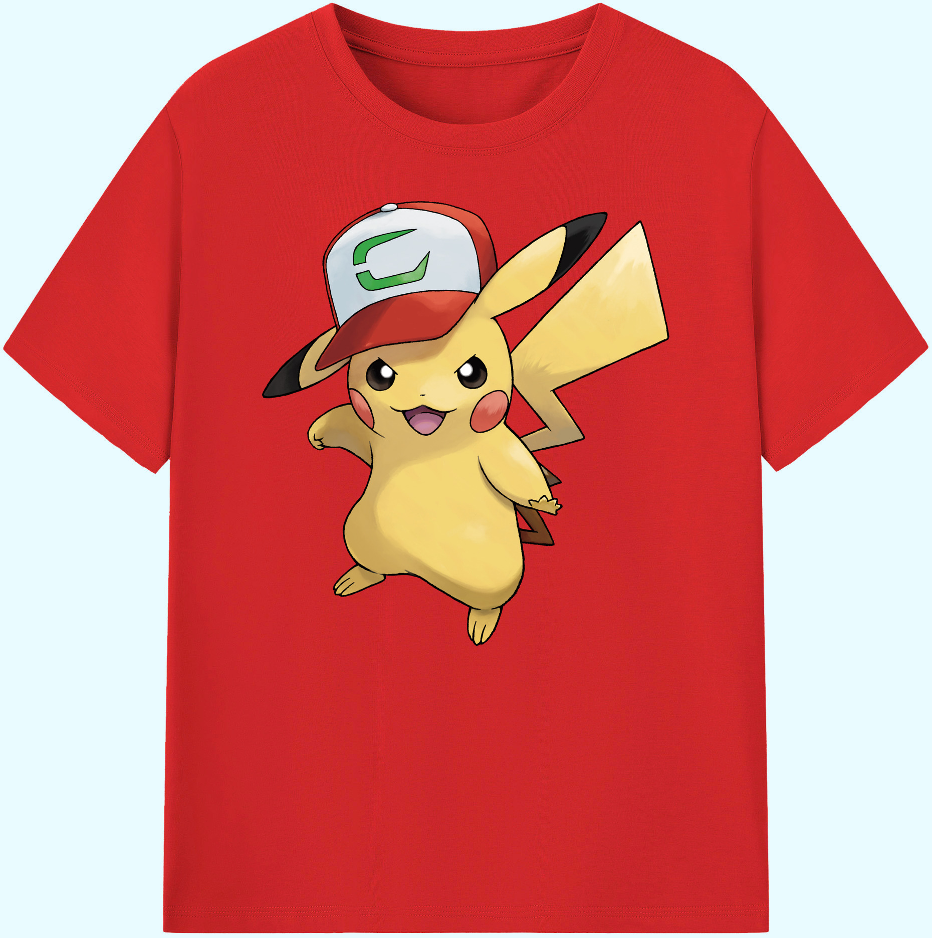 （画像用） ポケットモンスター Pokémon 綿100％ メンズ半袖Tシャツ｜肌触りやわらか＆通気性