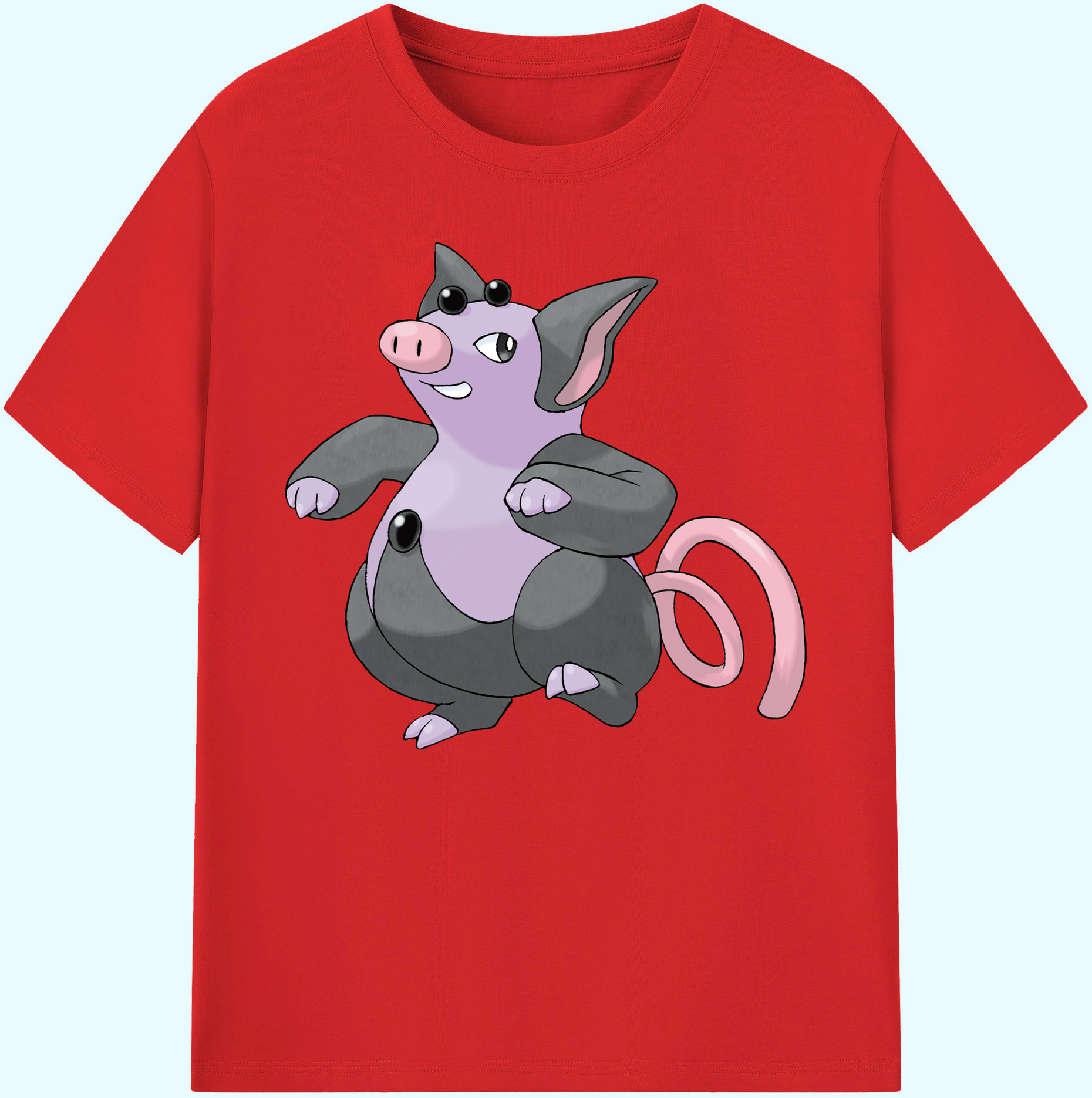 （画像用） ポケットモンスター Pokémon 綿100％ メンズ半袖Tシャツ｜肌触りやわらか＆通気性