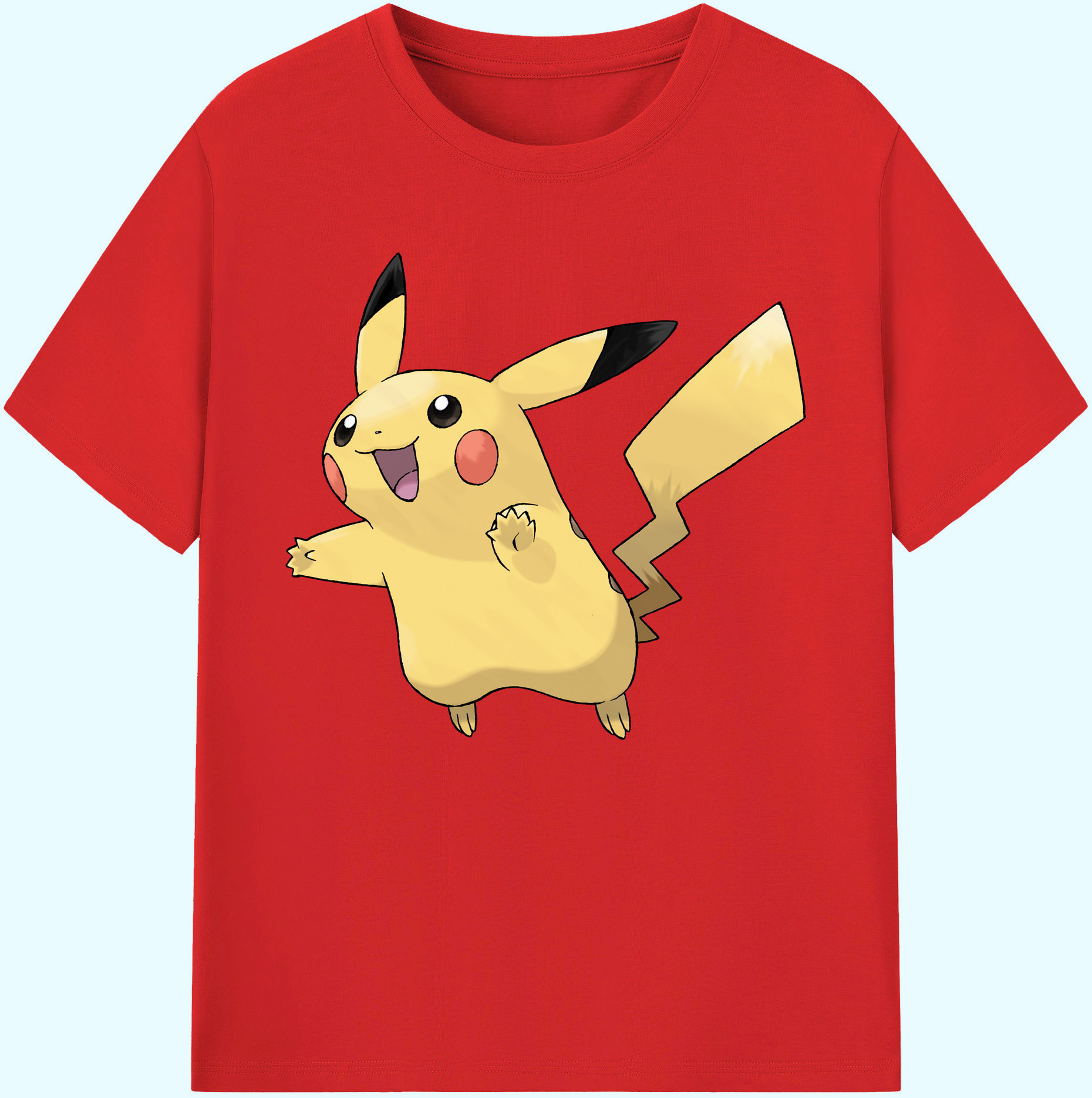（画像用） ポケットモンスター Pokémon 綿100％ メンズ半袖Tシャツ｜肌触りやわらか＆通気性
