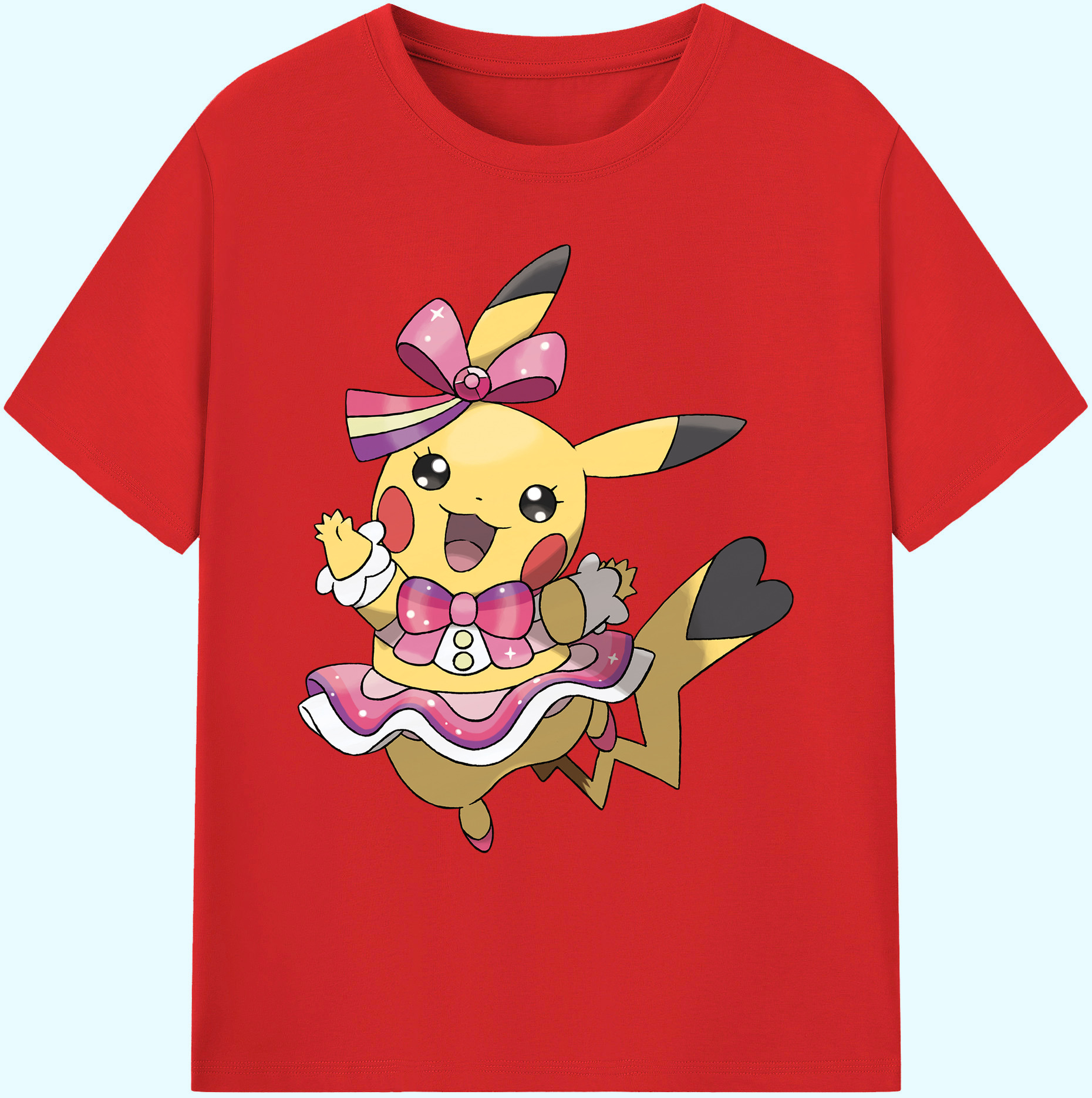 （画像用） ポケットモンスター Pokémon 綿100％ メンズ半袖Tシャツ｜肌触りやわらか＆通気性