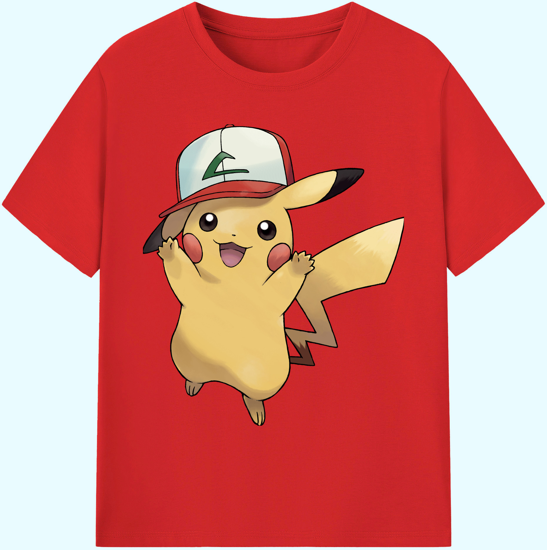 （画像用） ポケットモンスター Pokémon 綿100％ メンズ半袖Tシャツ｜肌触りやわらか＆通気性