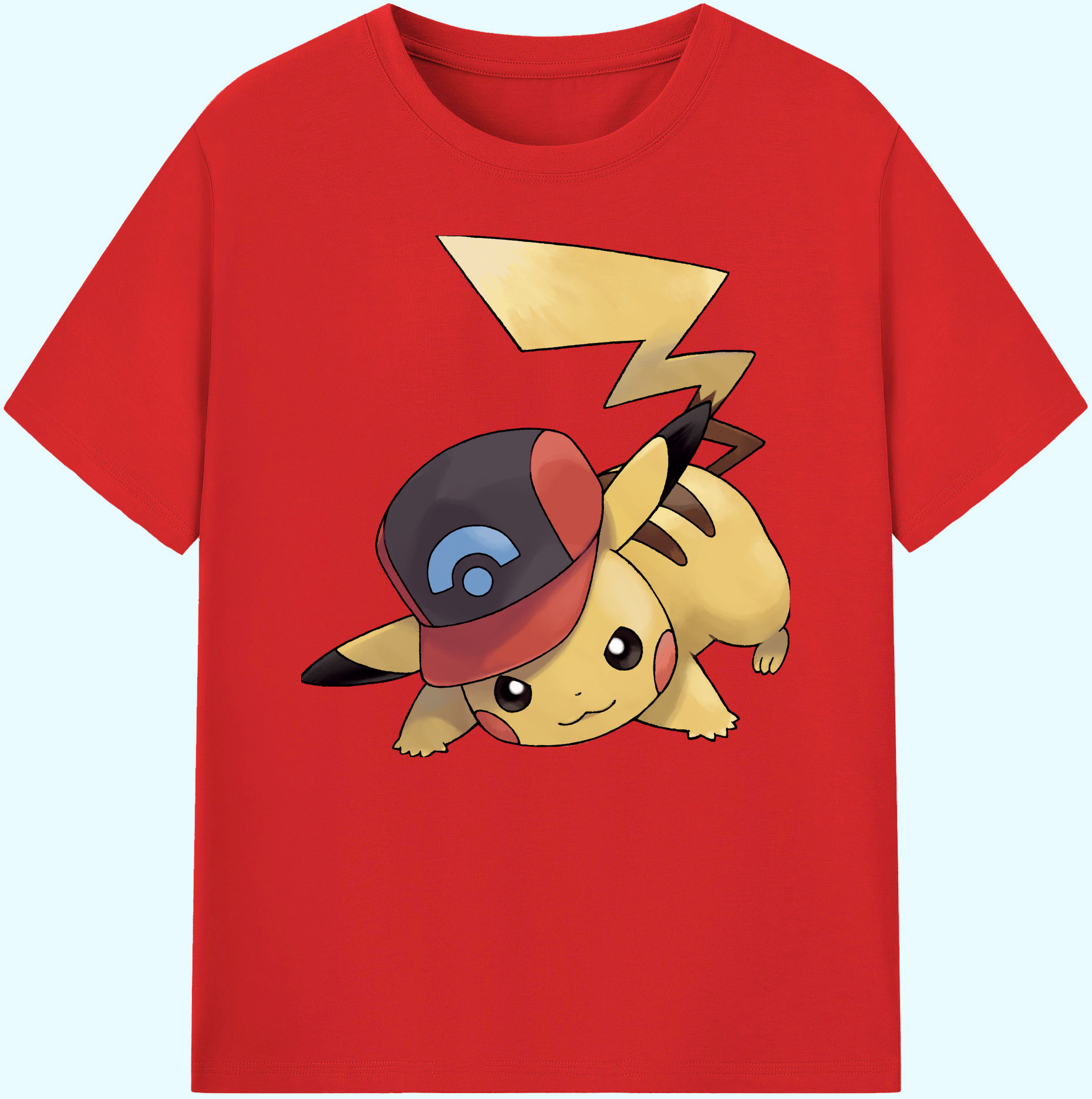 （画像用） ポケットモンスター Pokémon 綿100％ メンズ半袖Tシャツ｜肌触りやわらか＆通気性