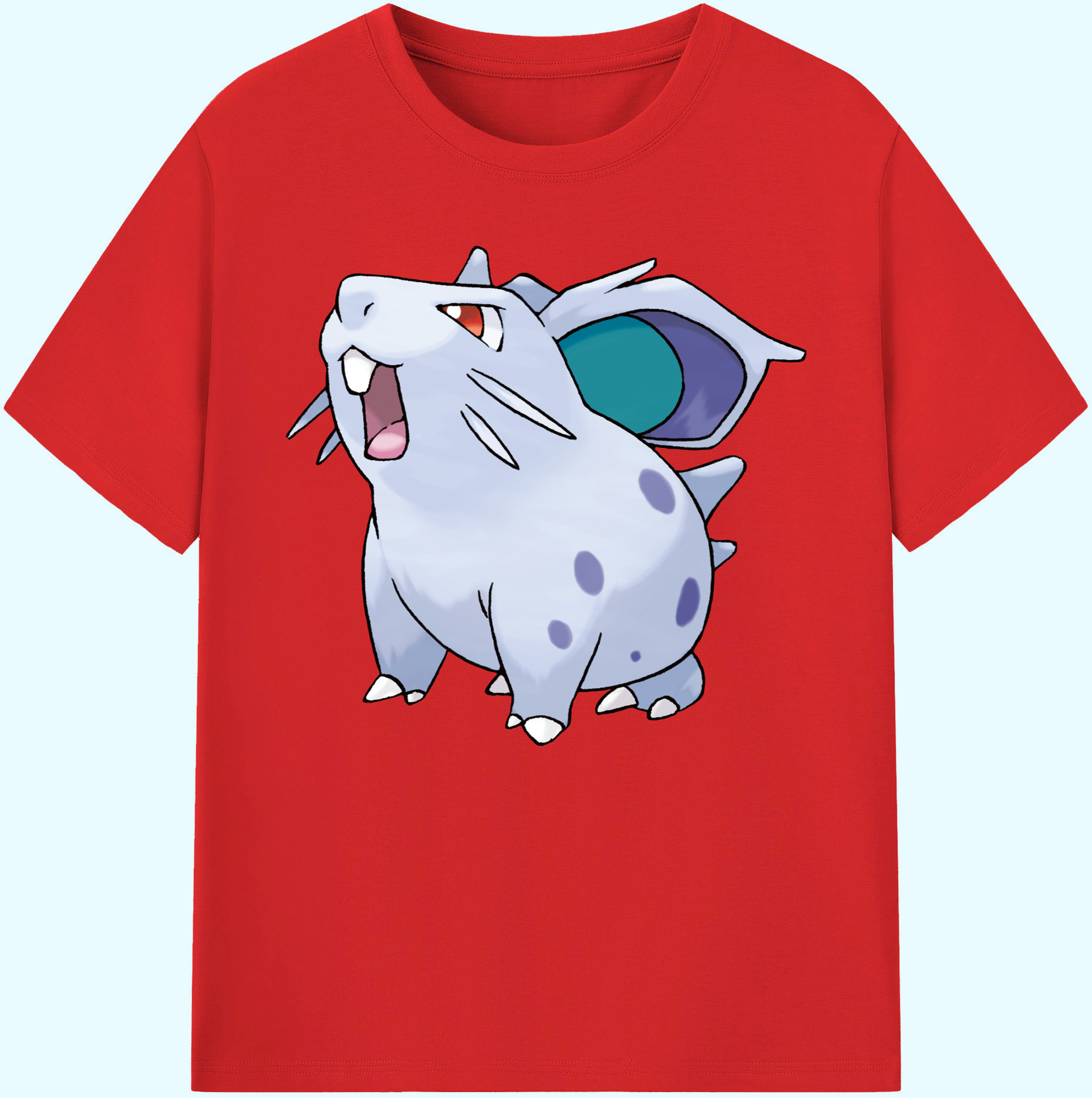 （画像用） ポケットモンスター Pokémon 綿100％ メンズ半袖Tシャツ｜肌触りやわらか＆通気性