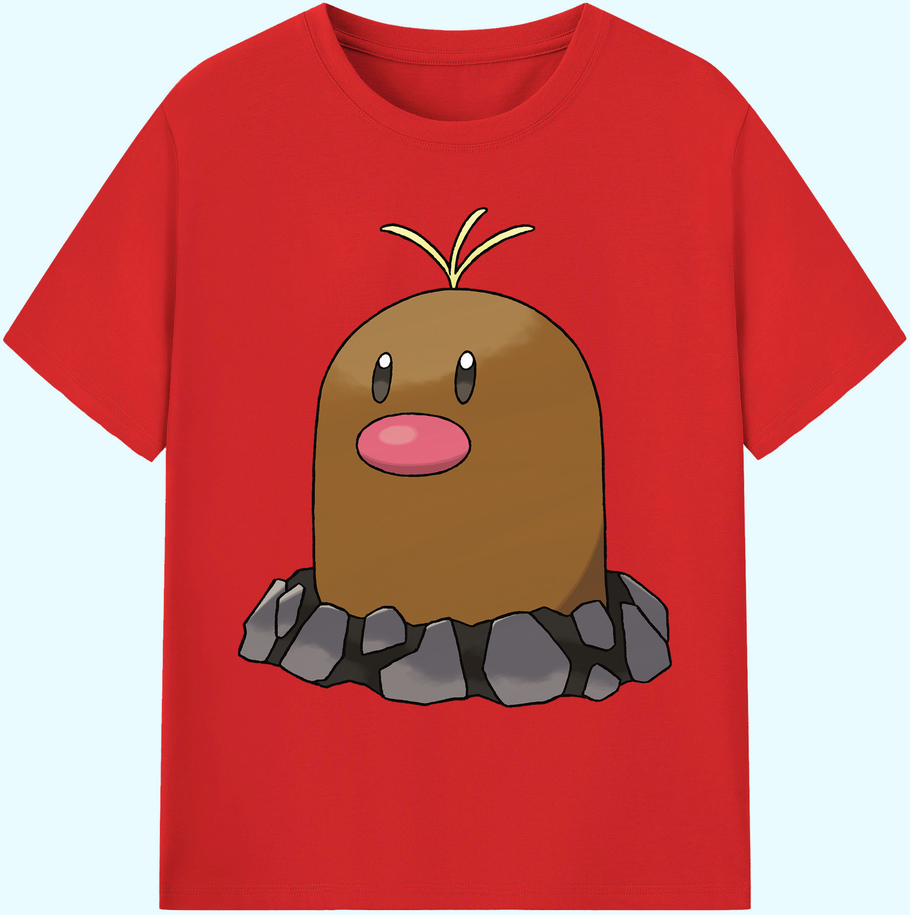 （画像用） ポケットモンスター Pokémon 綿100％ メンズ半袖Tシャツ｜肌触りやわらか＆通気性
