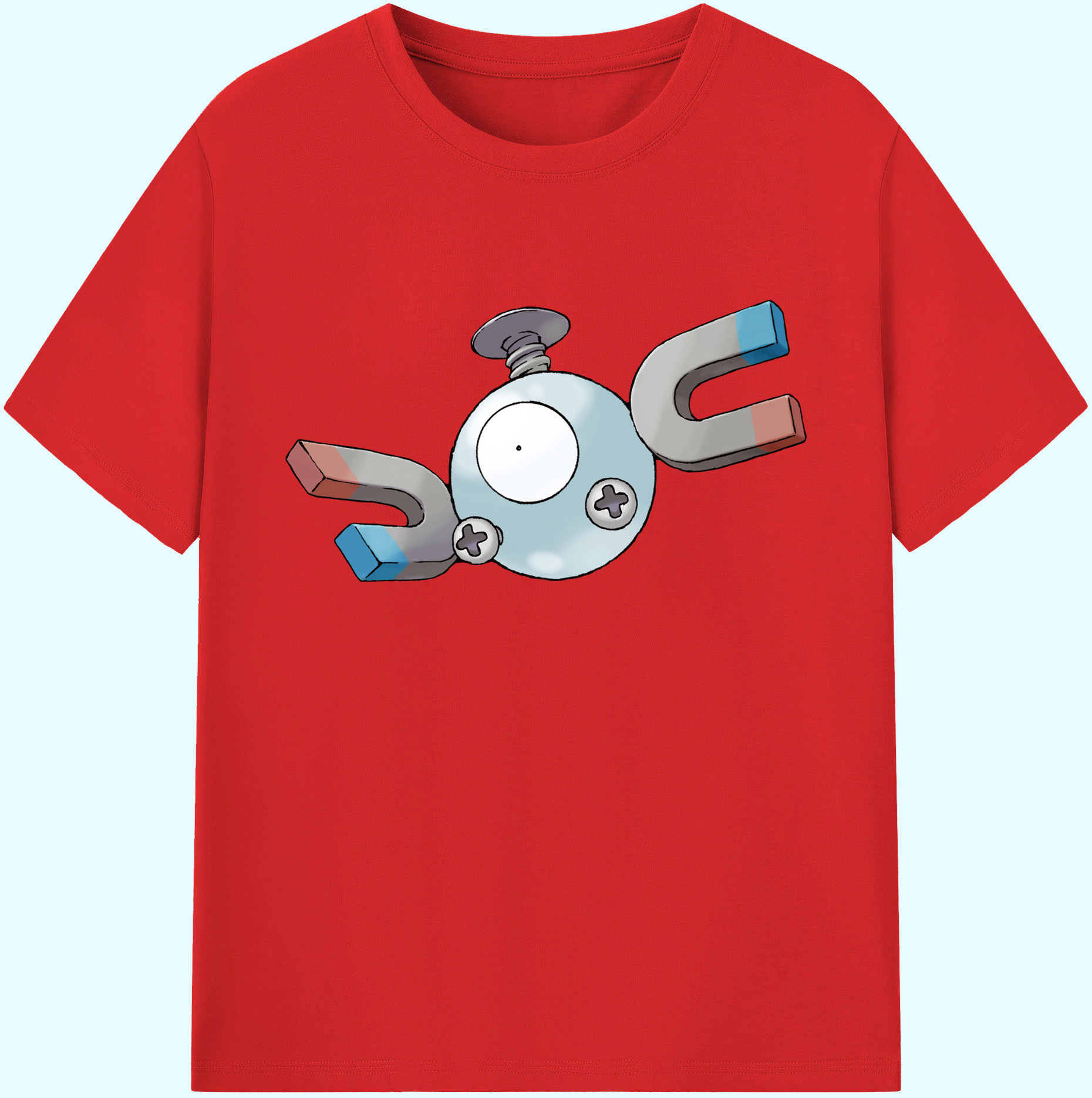 （画像用） ポケットモンスター Pokémon 綿100％ メンズ半袖Tシャツ｜肌触りやわらか＆通気性